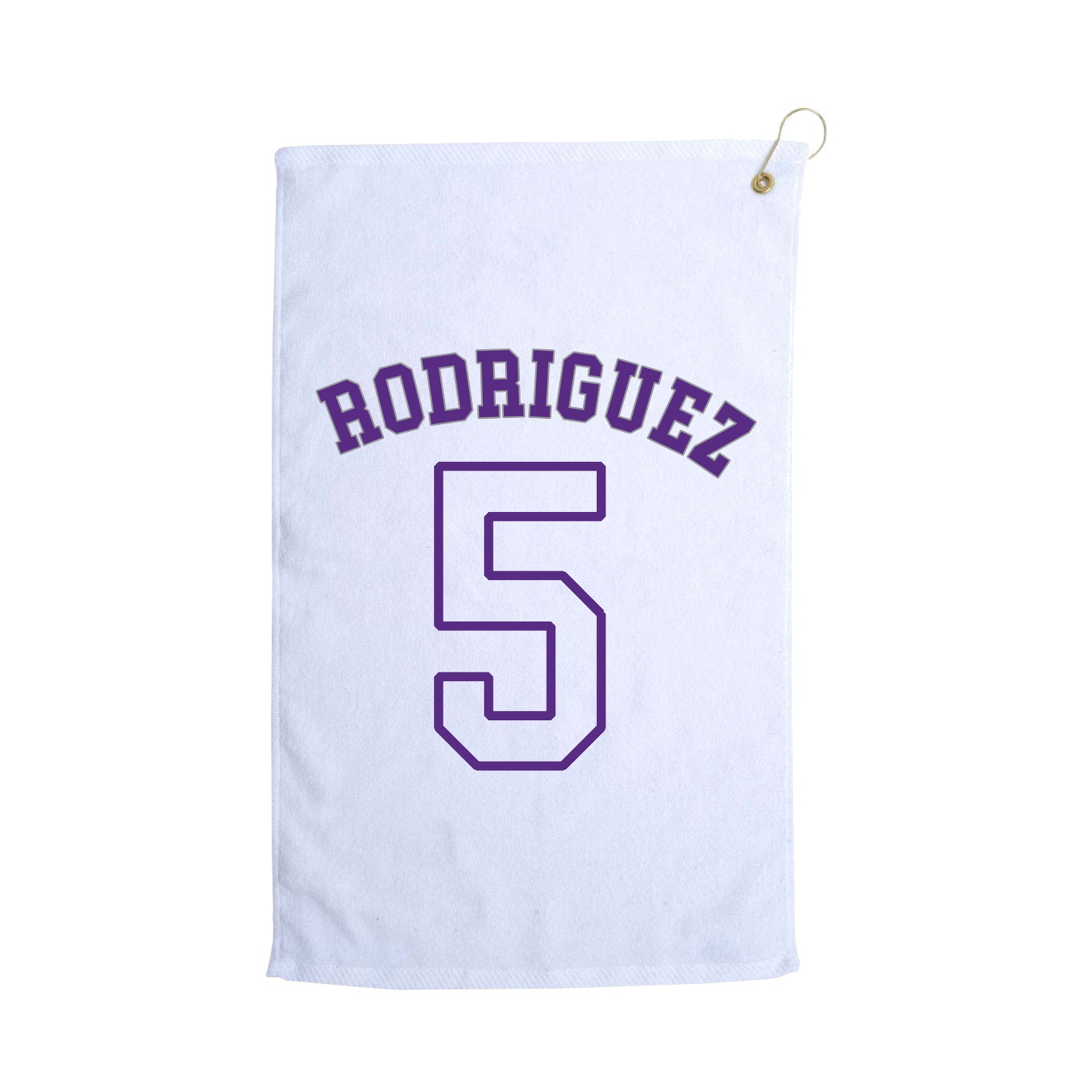 Golf Towel — Shirsey Arch in White