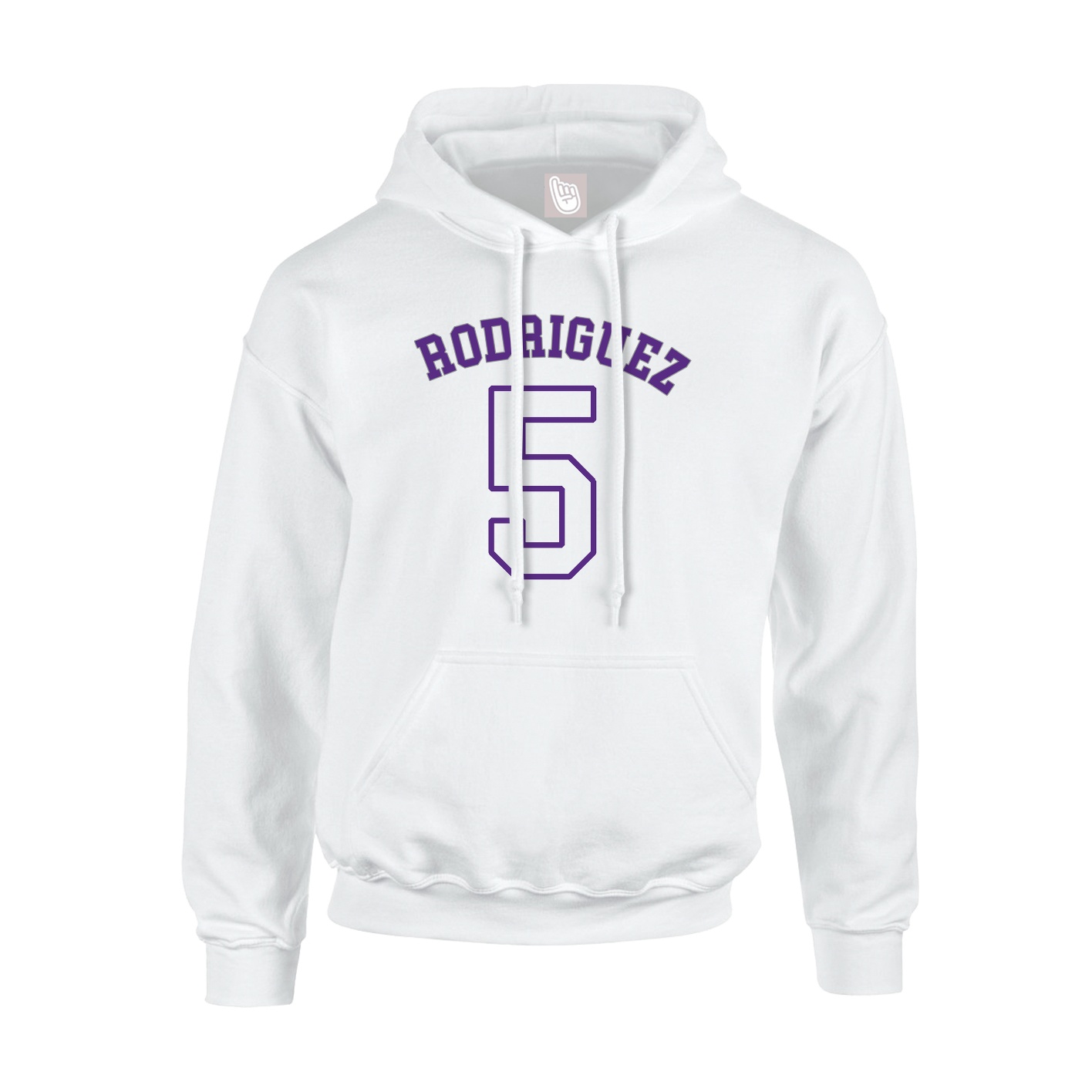 Hoodie — Shirsey Arch in White
