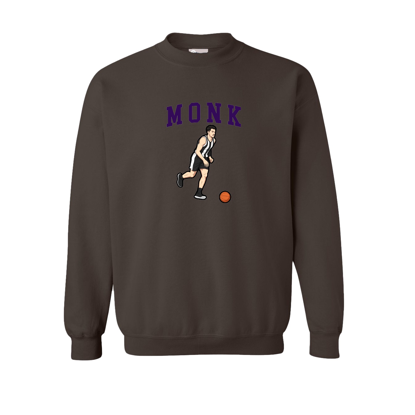 Fleece Crew — Shirsey in Brown
