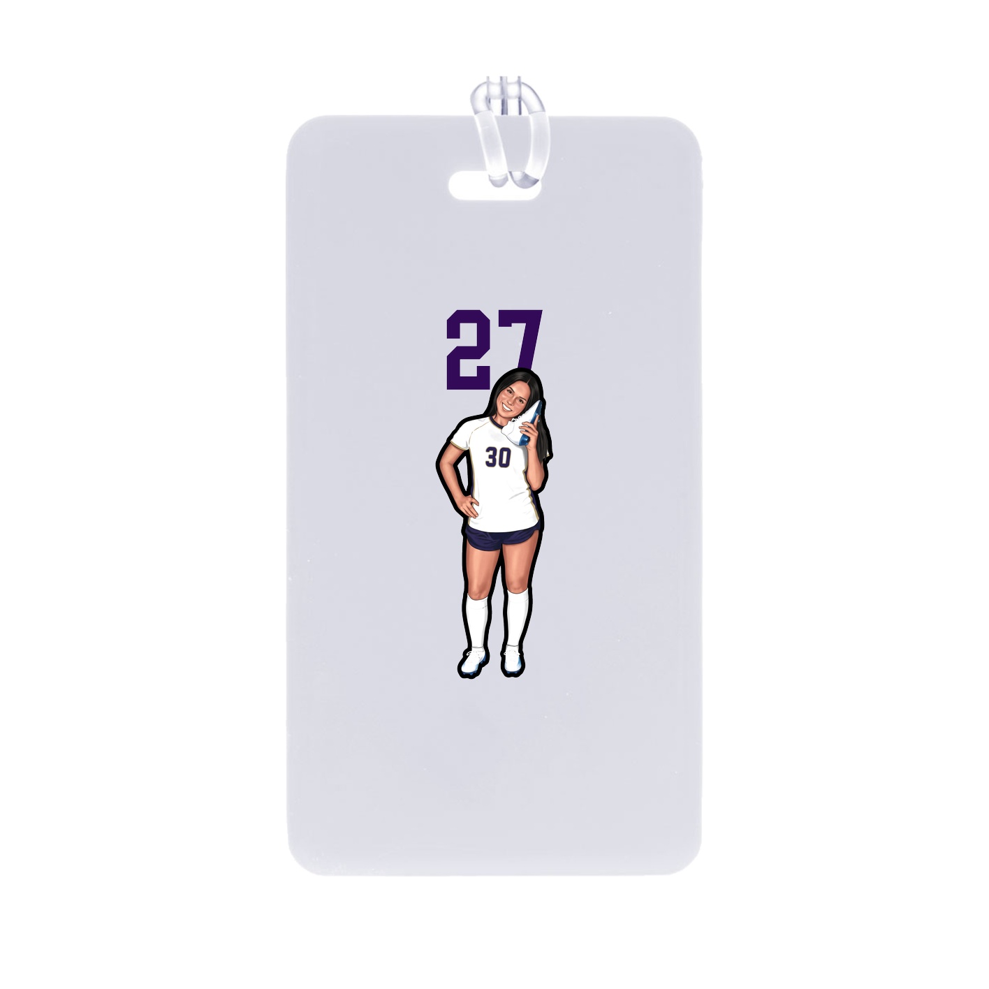 Bag Tag — Number Top in Classic