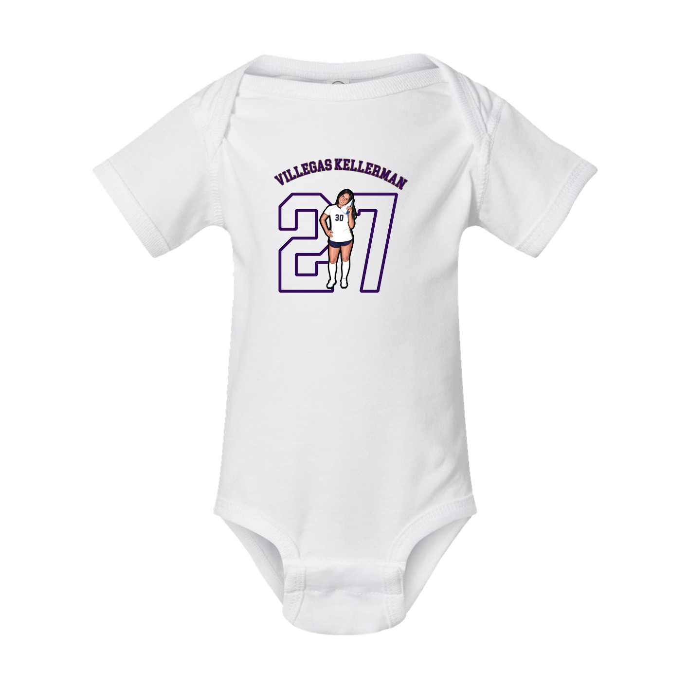 Baby Onesie — Shirsey Arch in White