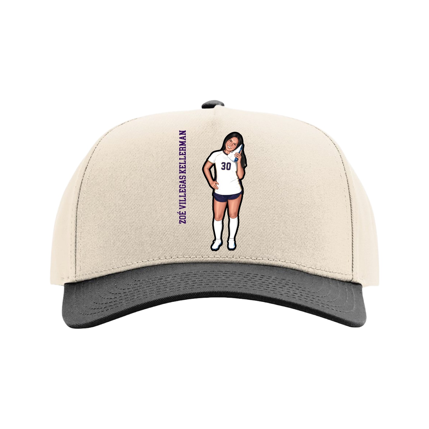 Full Fabric Five-Panel Champ Cap