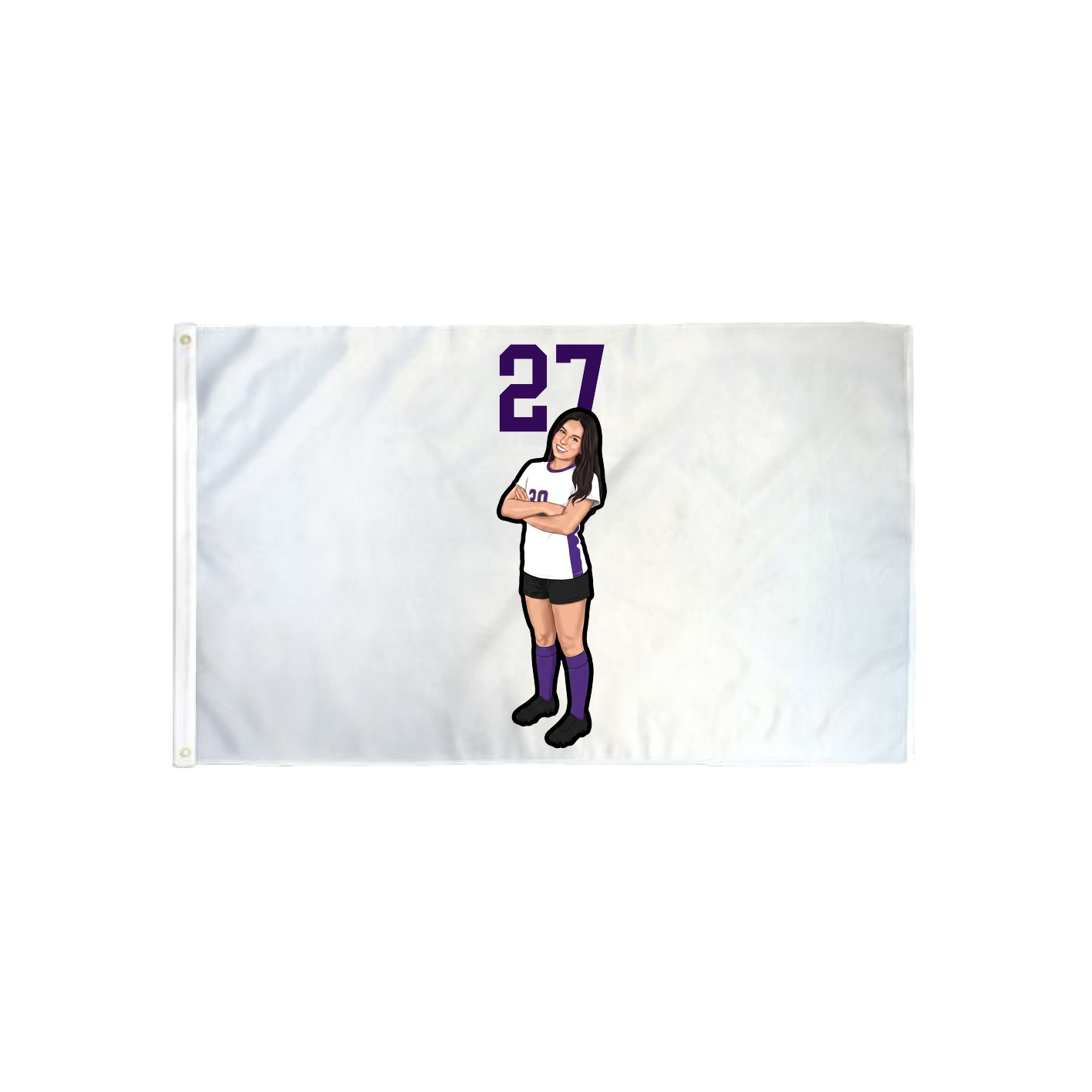 3x5 Flag — Number Top in Classic