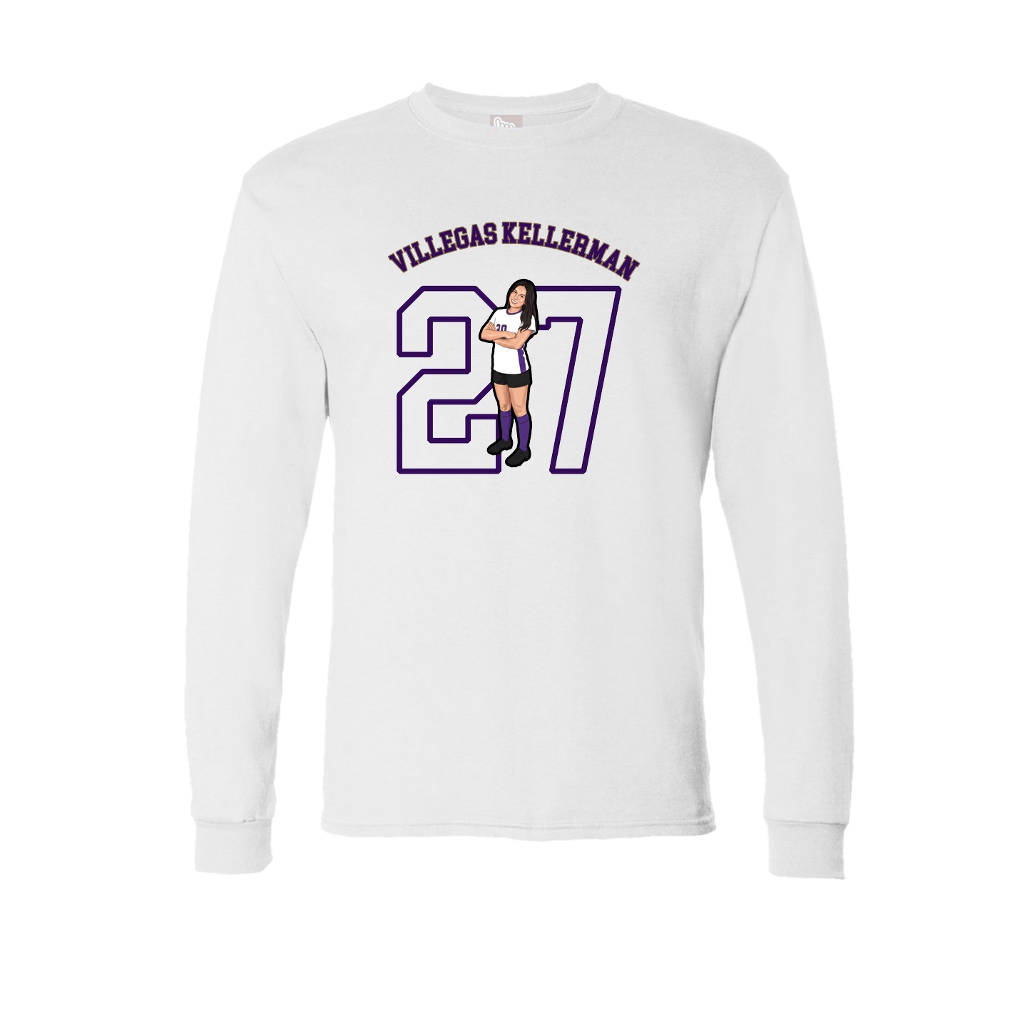 Long Sleeve Tee — Shirsey Arch in White