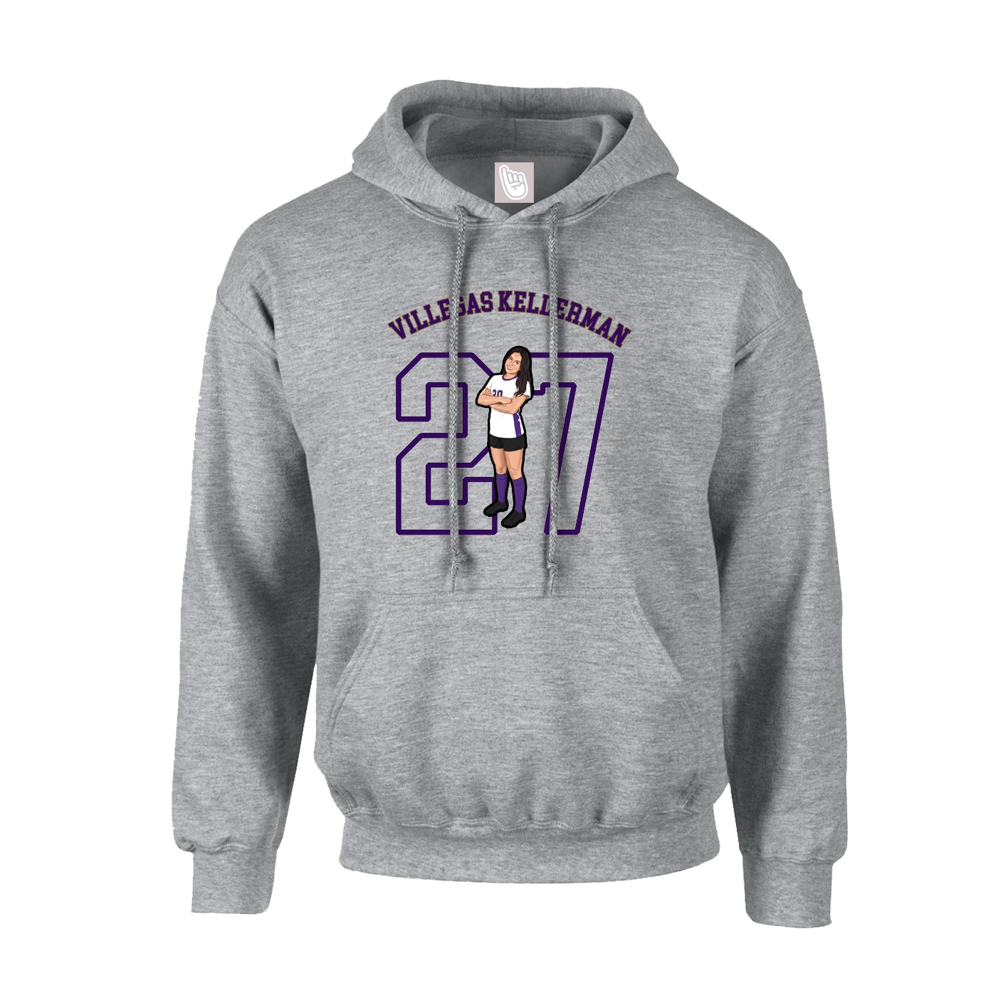 Hoodie — Shirsey Arch in Grey