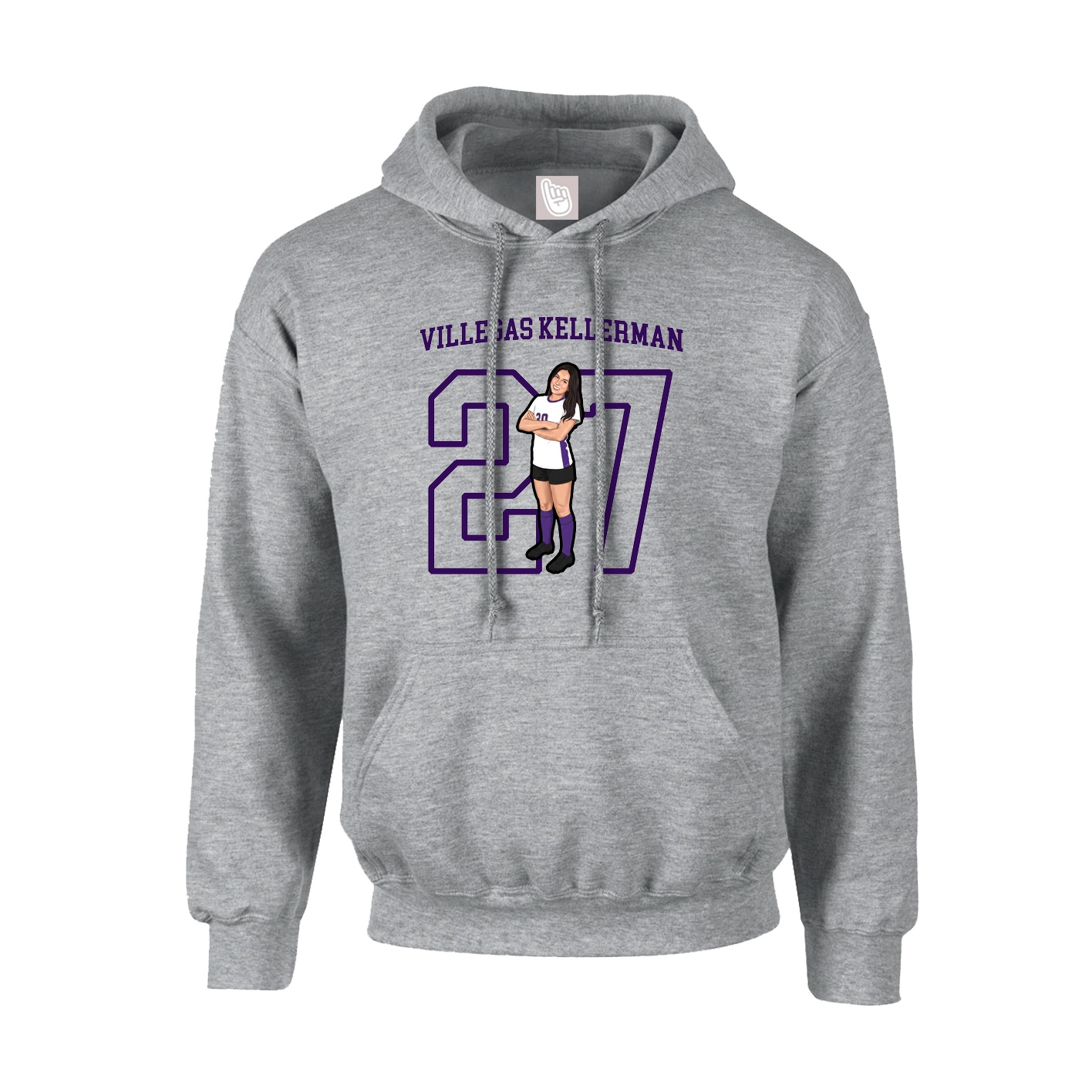 Hoodie — Shirsey in Grey