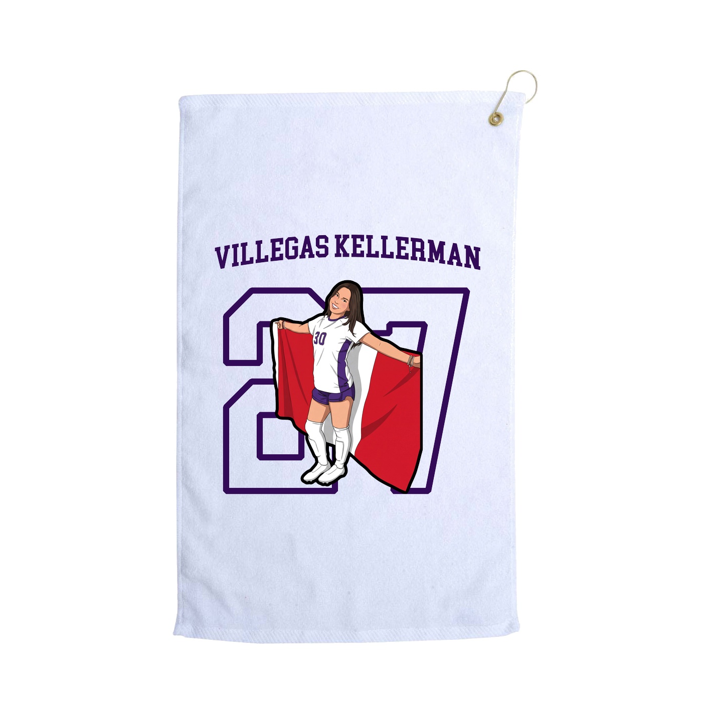 Golf Towel — Shirsey in White