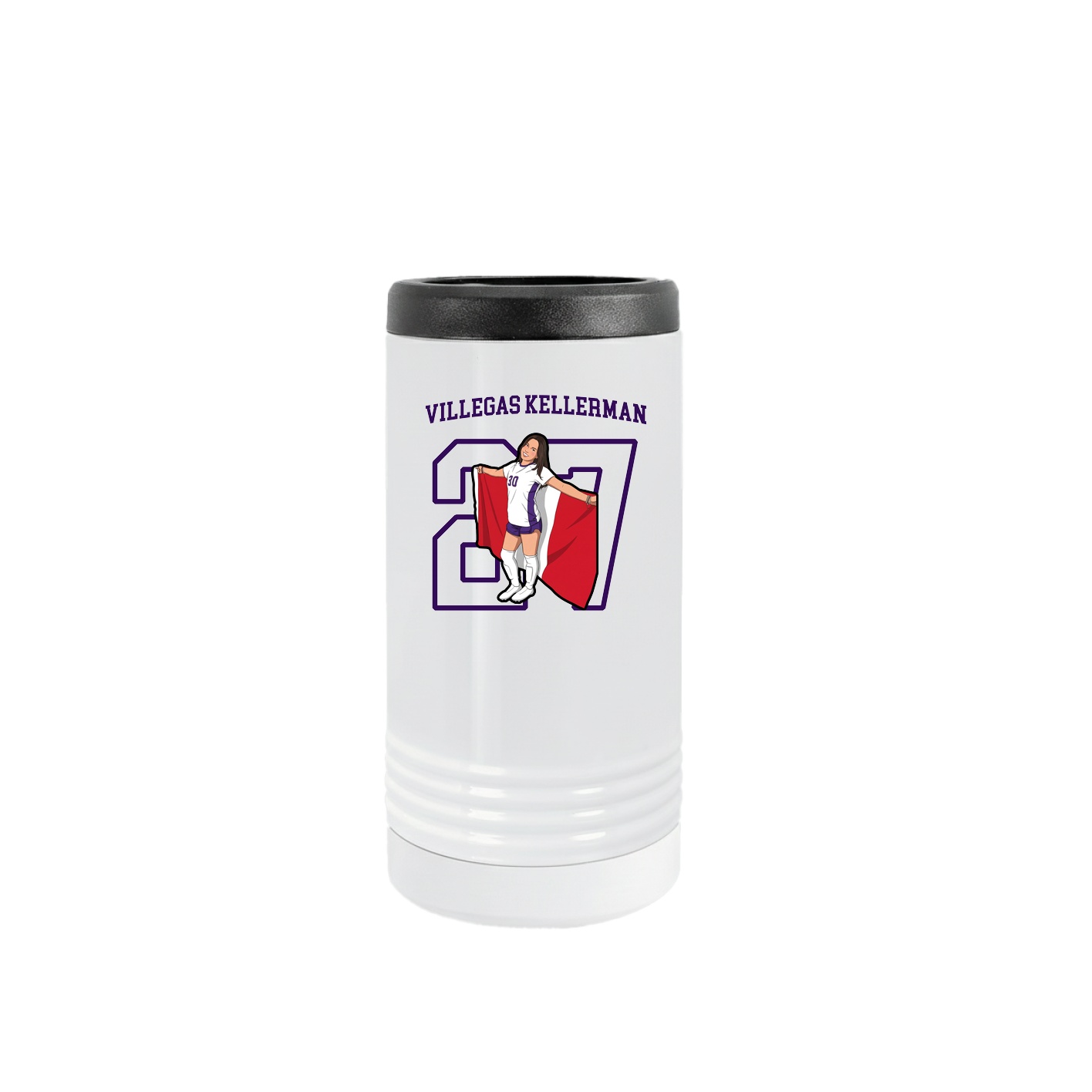 Slim Beverage Holder — Shirsey in White