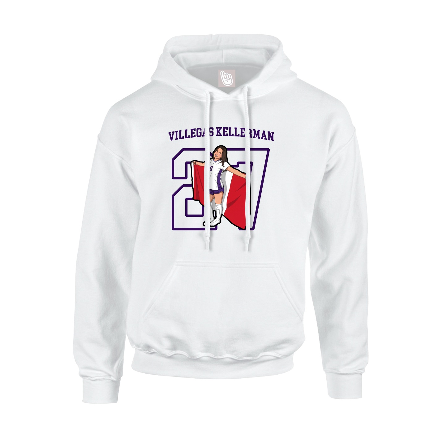 Youth Hoodie — Shirsey in White