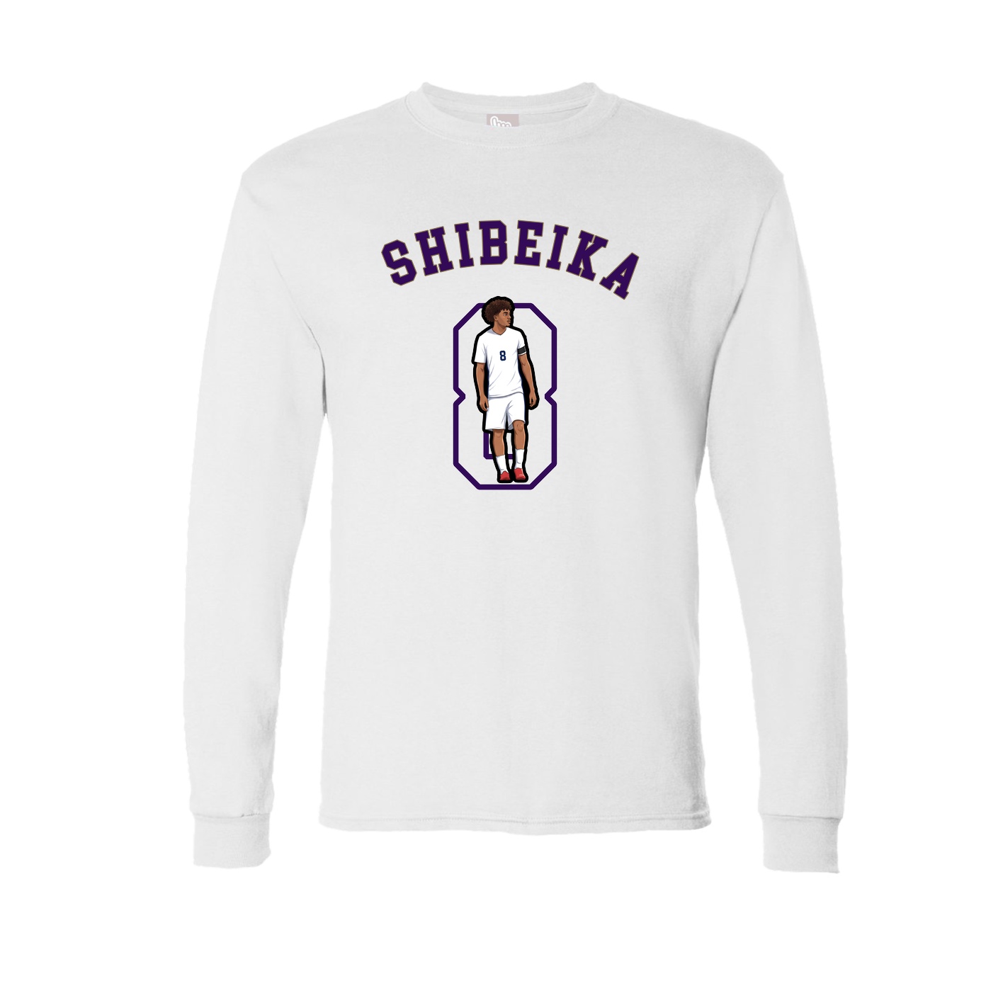 Long Sleeve Tee — Shirsey Arch in White