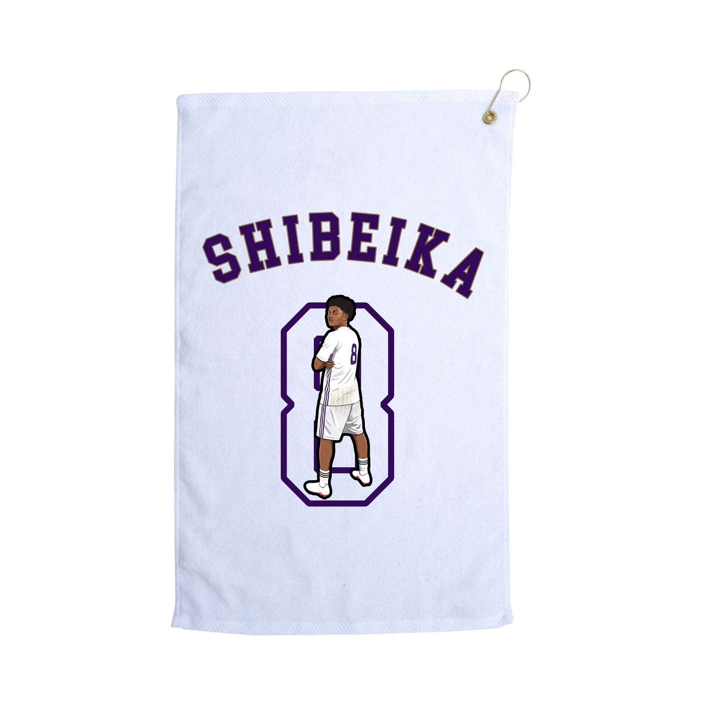 Golf Towel — Shirsey Arch in White