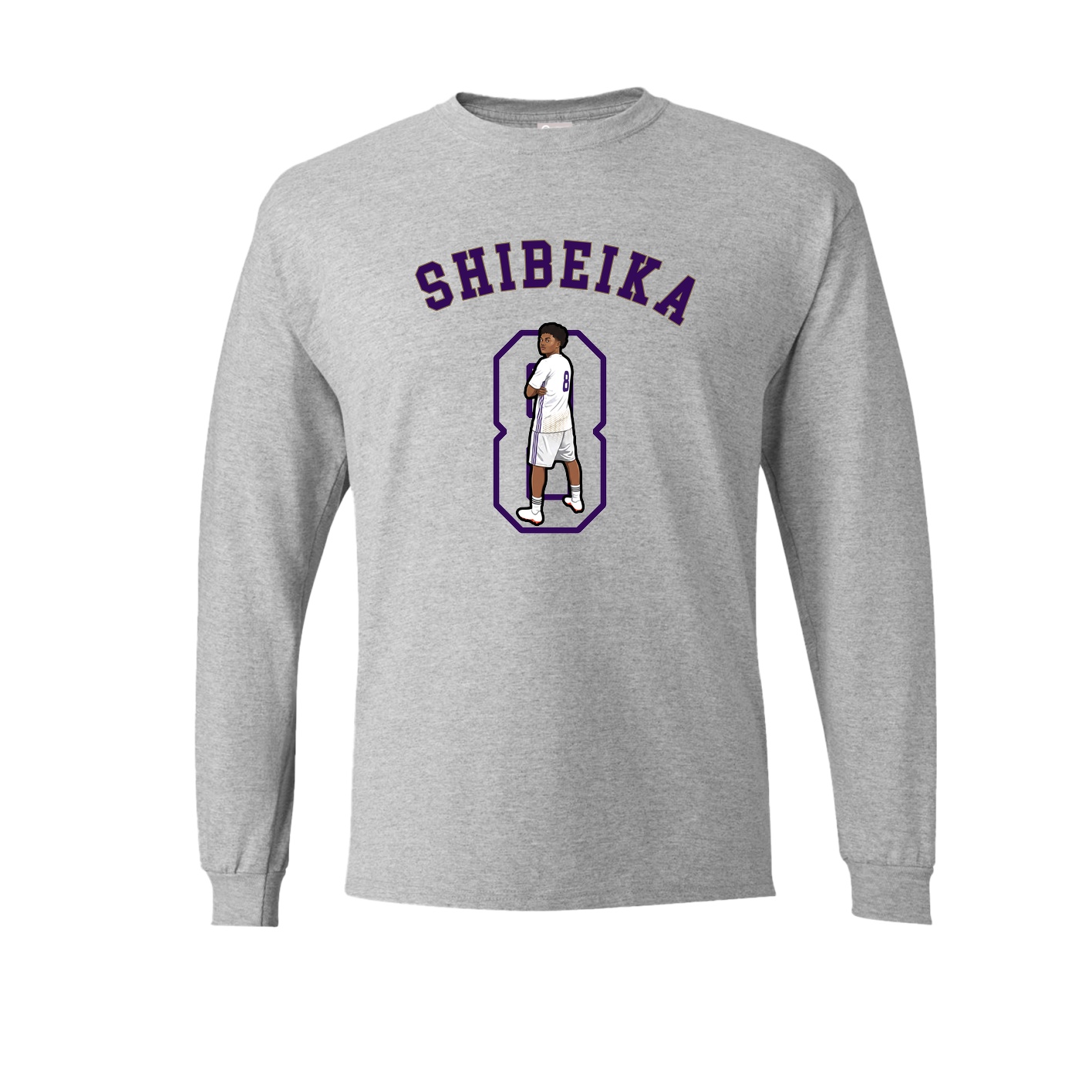 Long Sleeve Tee — Shirsey Arch in Grey