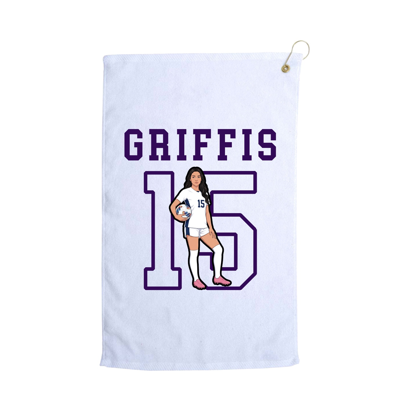 Golf Towel — Shirsey in White