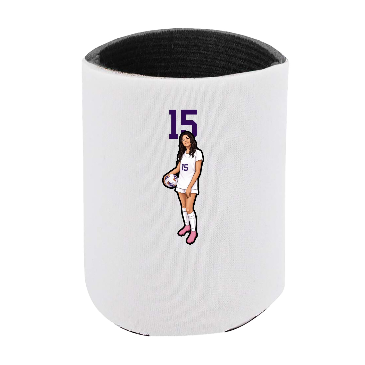 Can Holder — Number Top in White