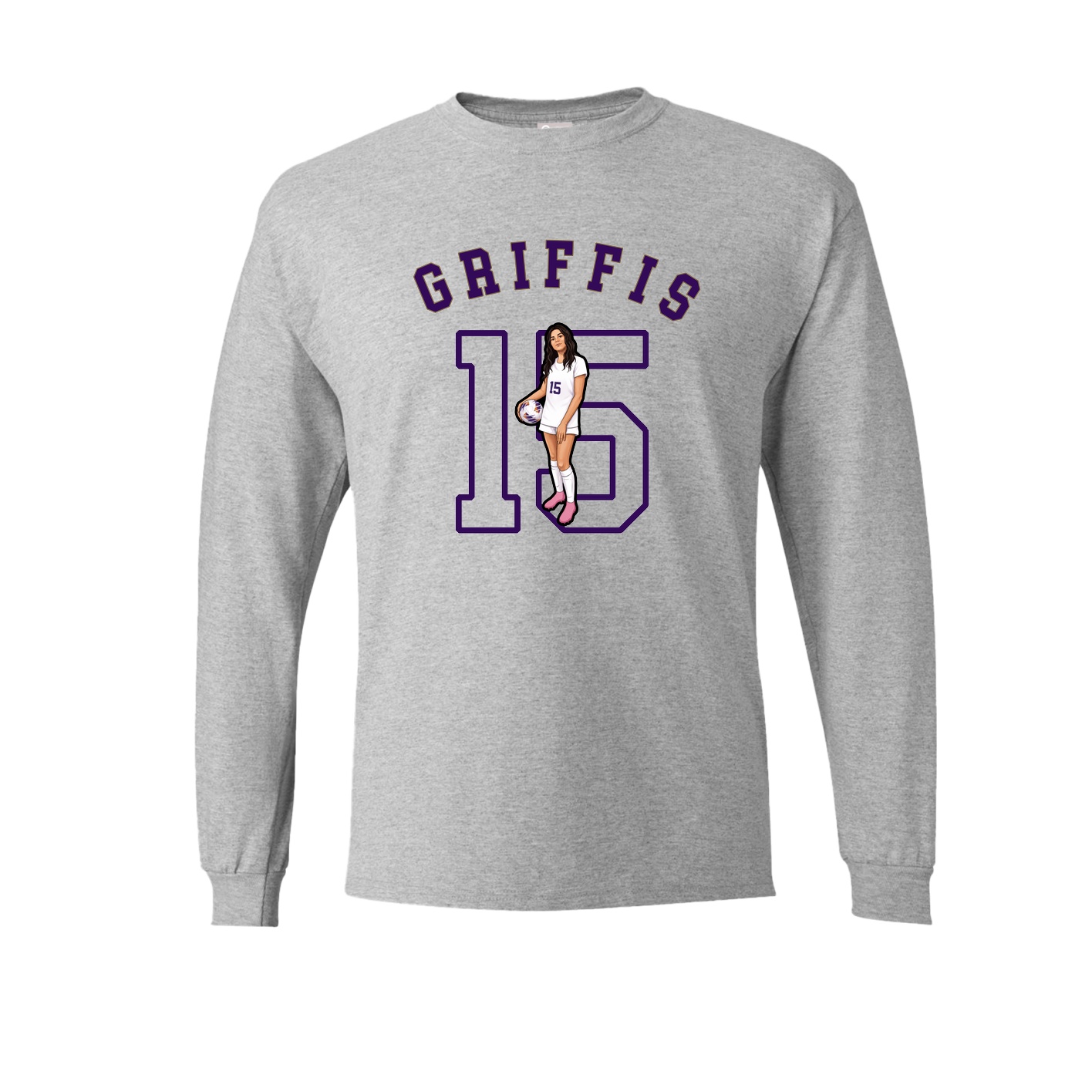 Long Sleeve Tee — Shirsey Arch in Grey