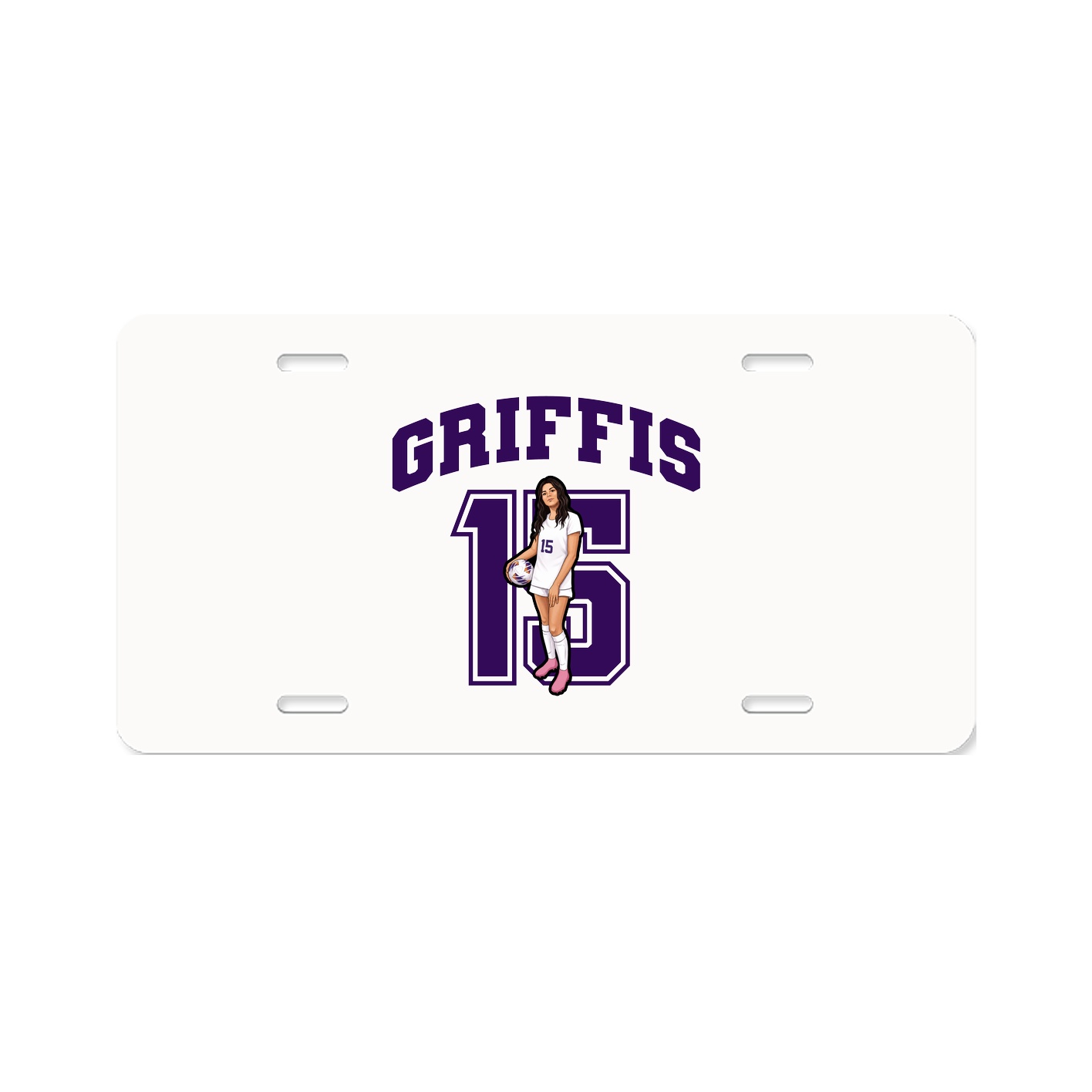 License Plate — Number in Classic