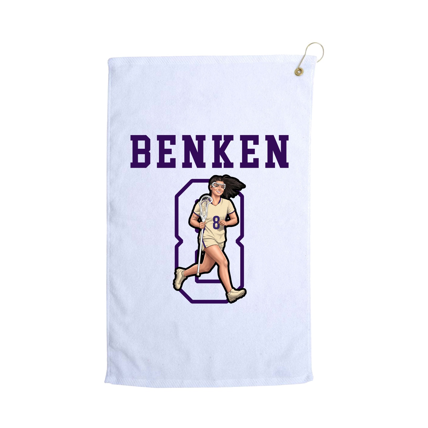 Golf Towel — Shirsey in White