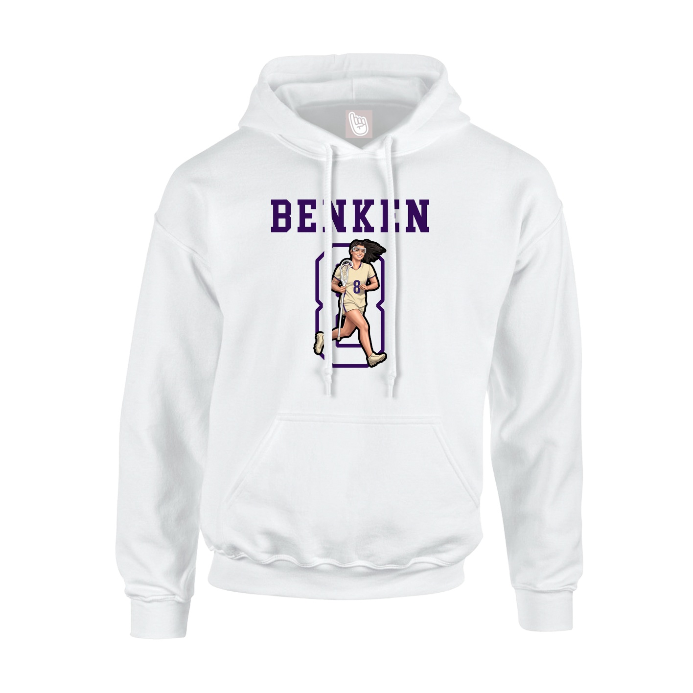 Hoodie — Shirsey in White