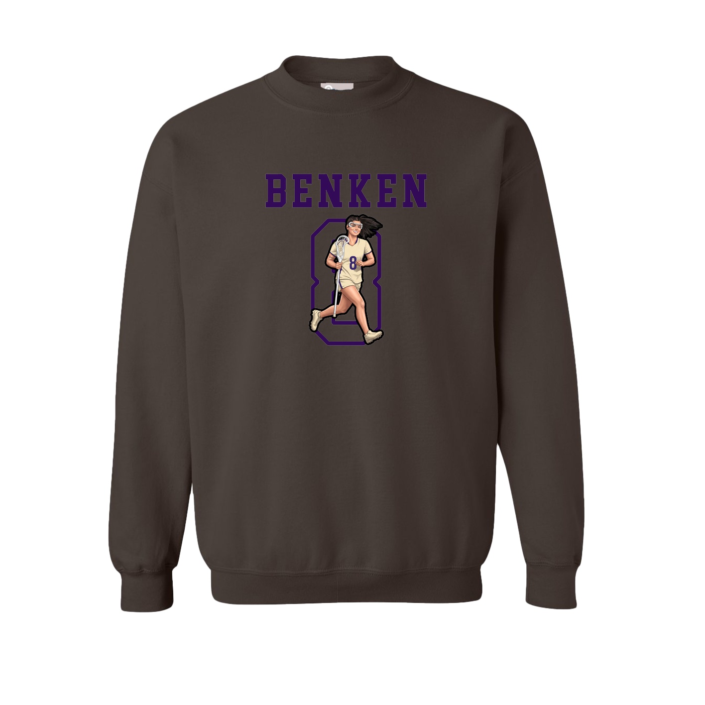 Fleece Crew — Shirsey in Brown
