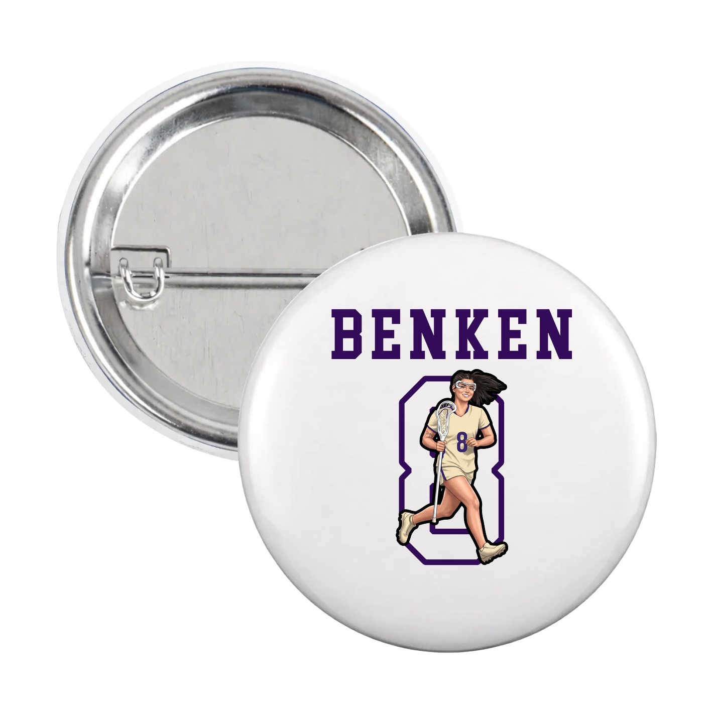Game Day Button — Shirsey in White
