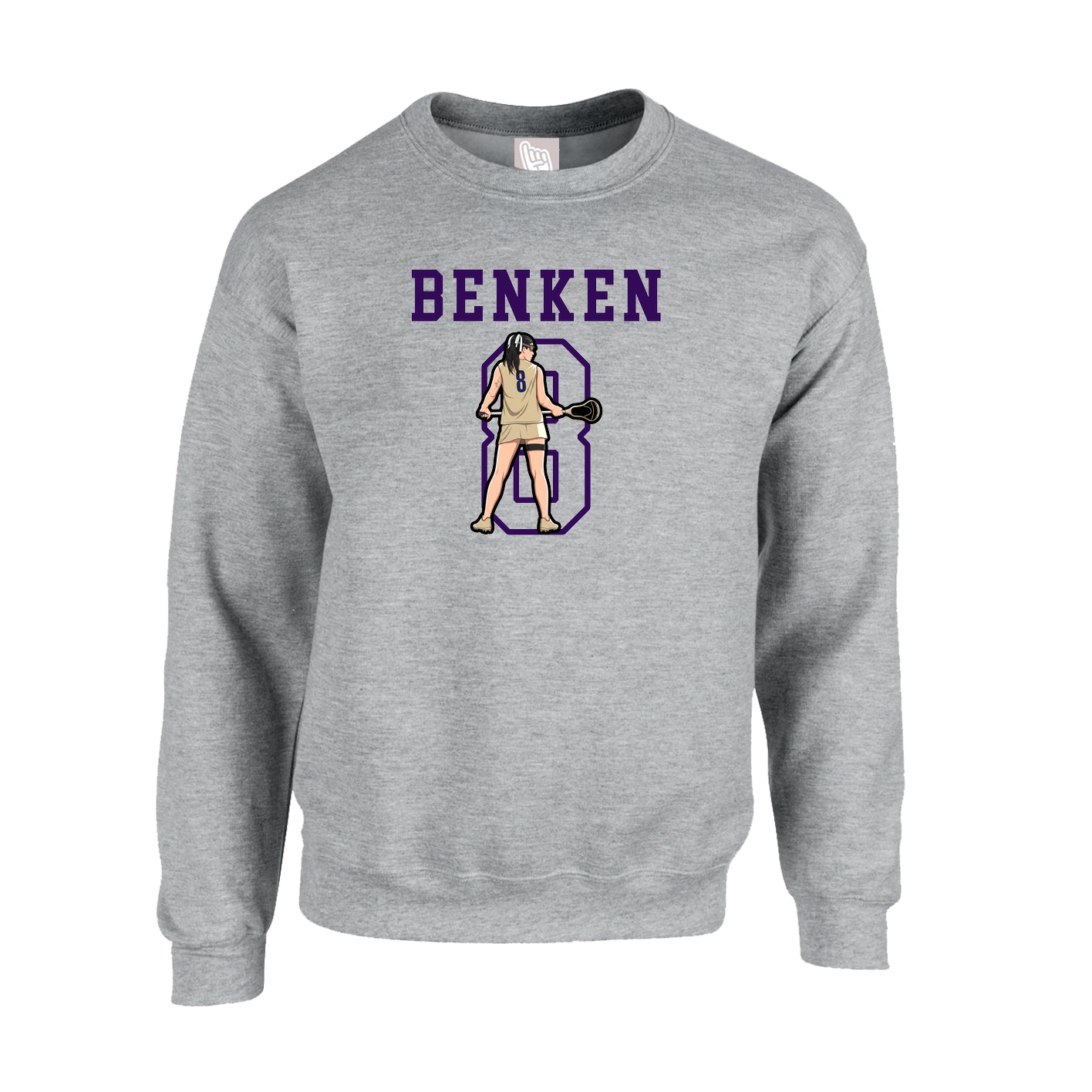 Fleece Crew — Shirsey in Grey