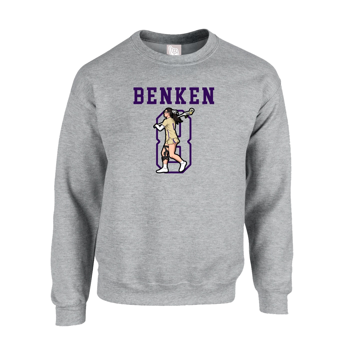 Fleece Crew — Shirsey in Grey