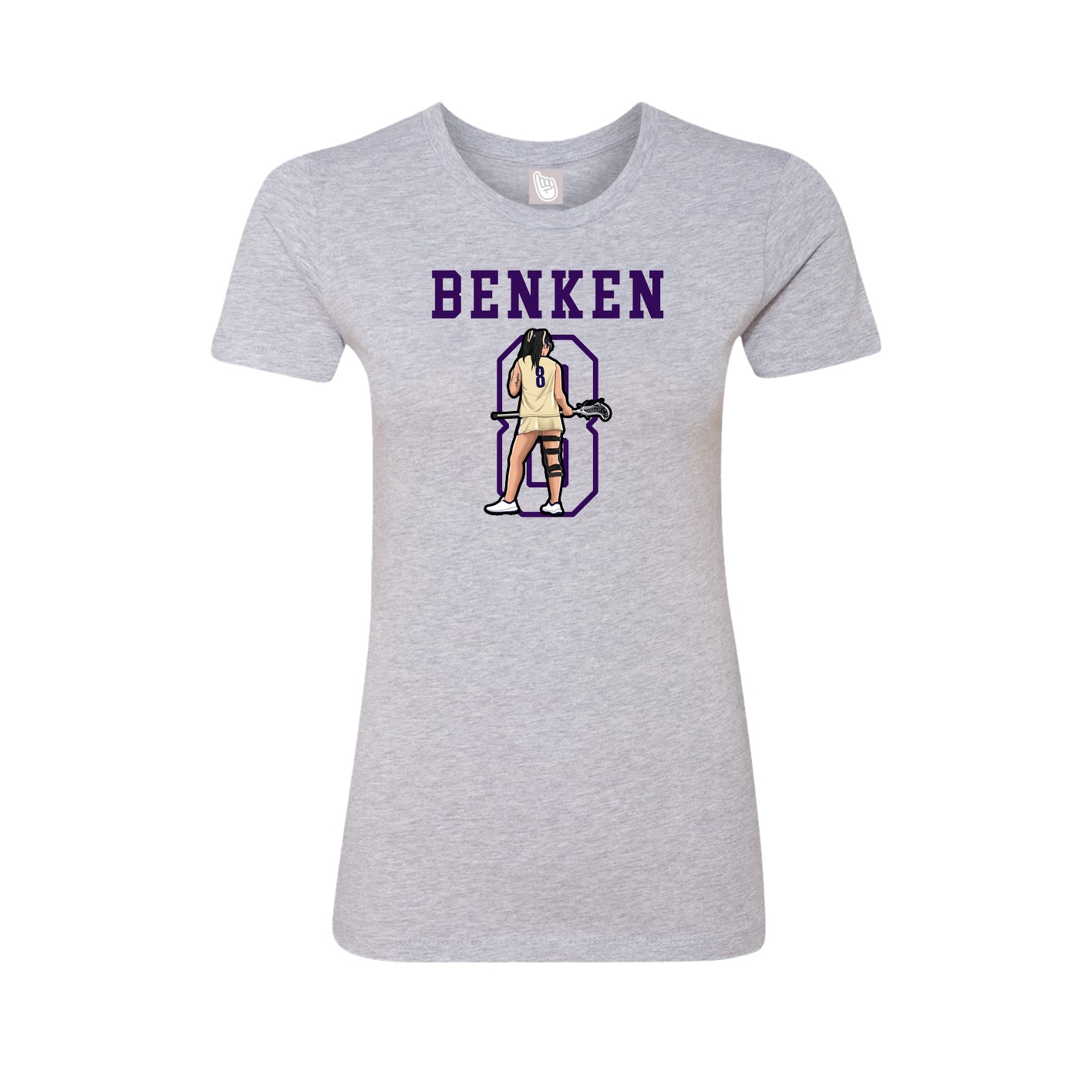 Fitted Women's Tee — Shirsey in Grey