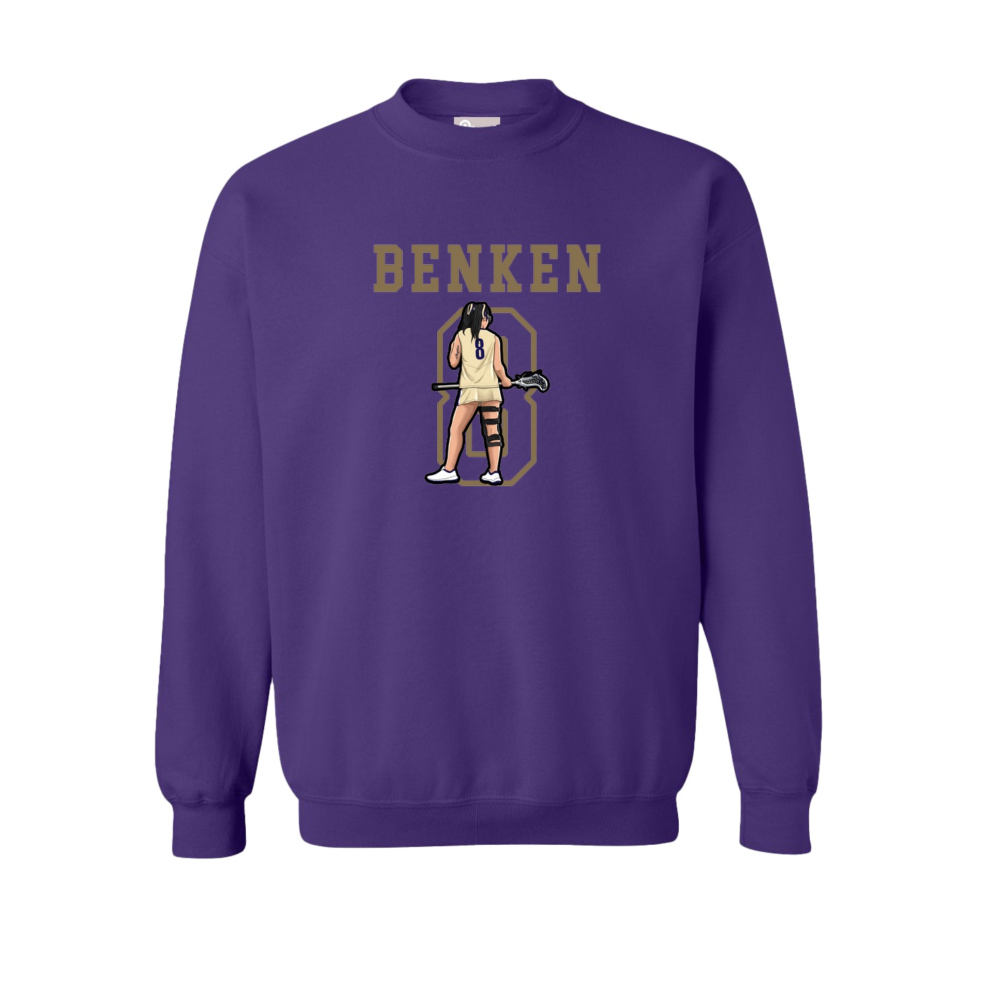 Fleece Crew — Shirsey in Purple
