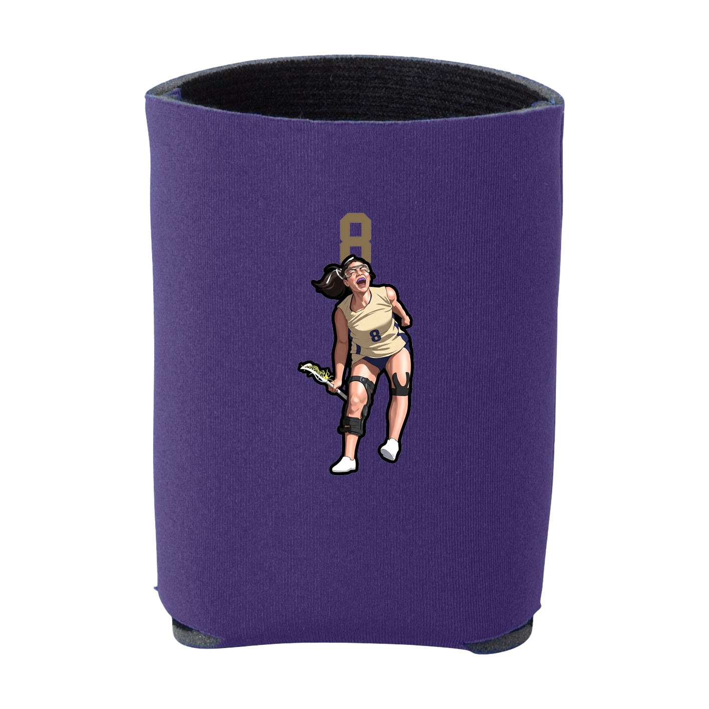 Can Holder — Number Top in Purple