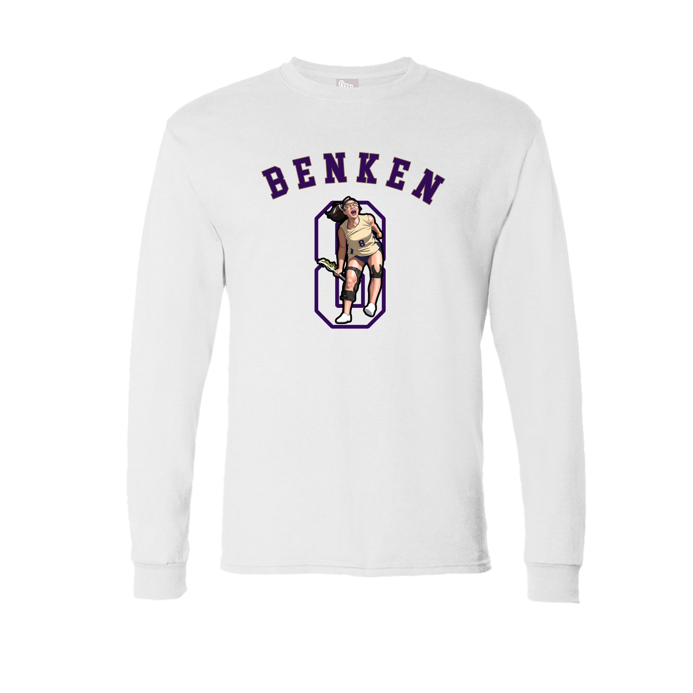 Long Sleeve Tee — Shirsey Arch in White