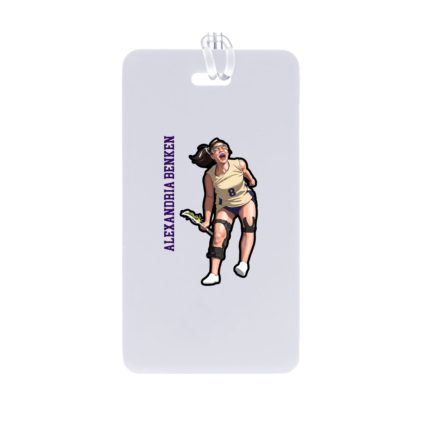 Bag Tag — Name Vertical in Classic