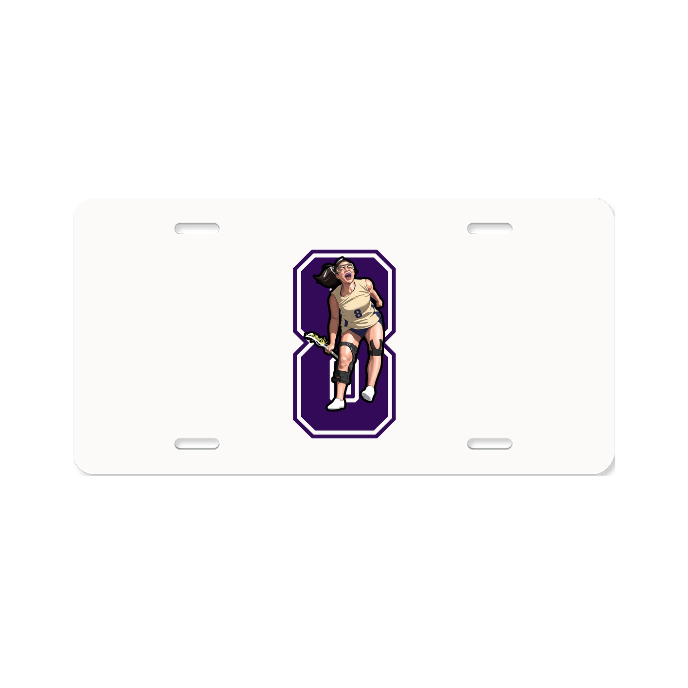 License Plate — Number in Classic