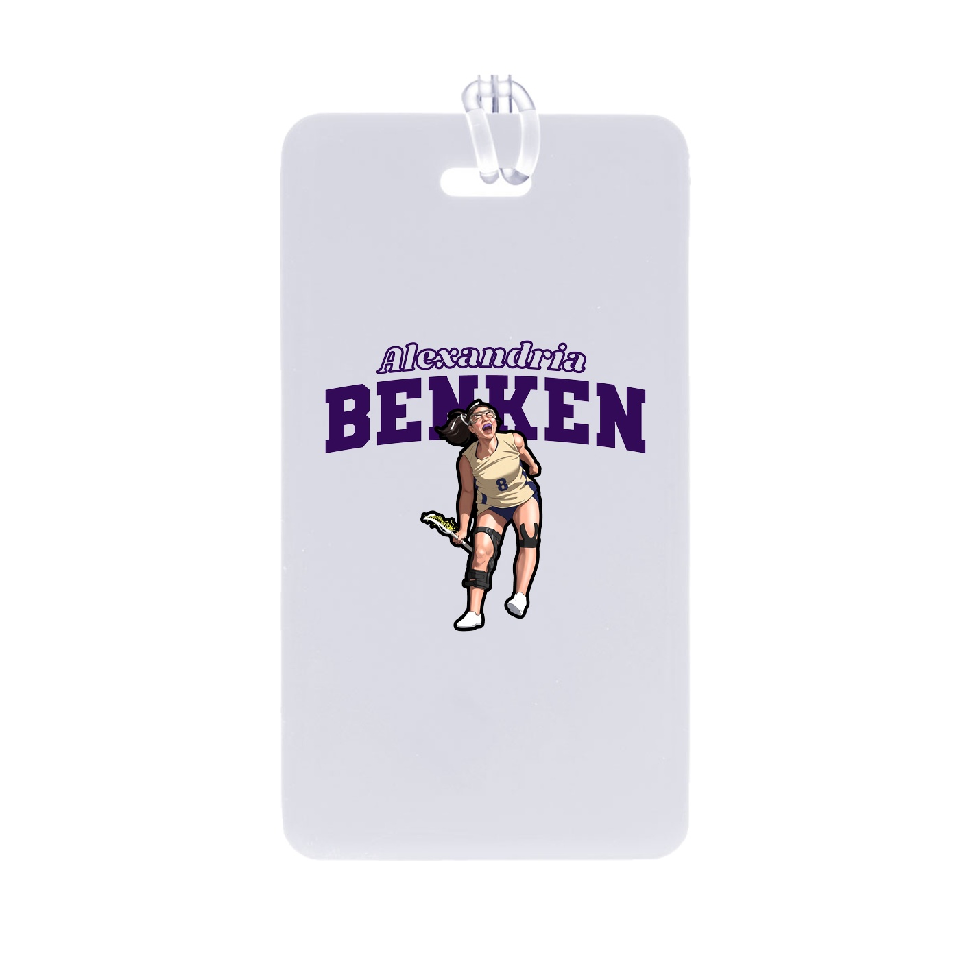 Bag Tag — Name Arch in Classic