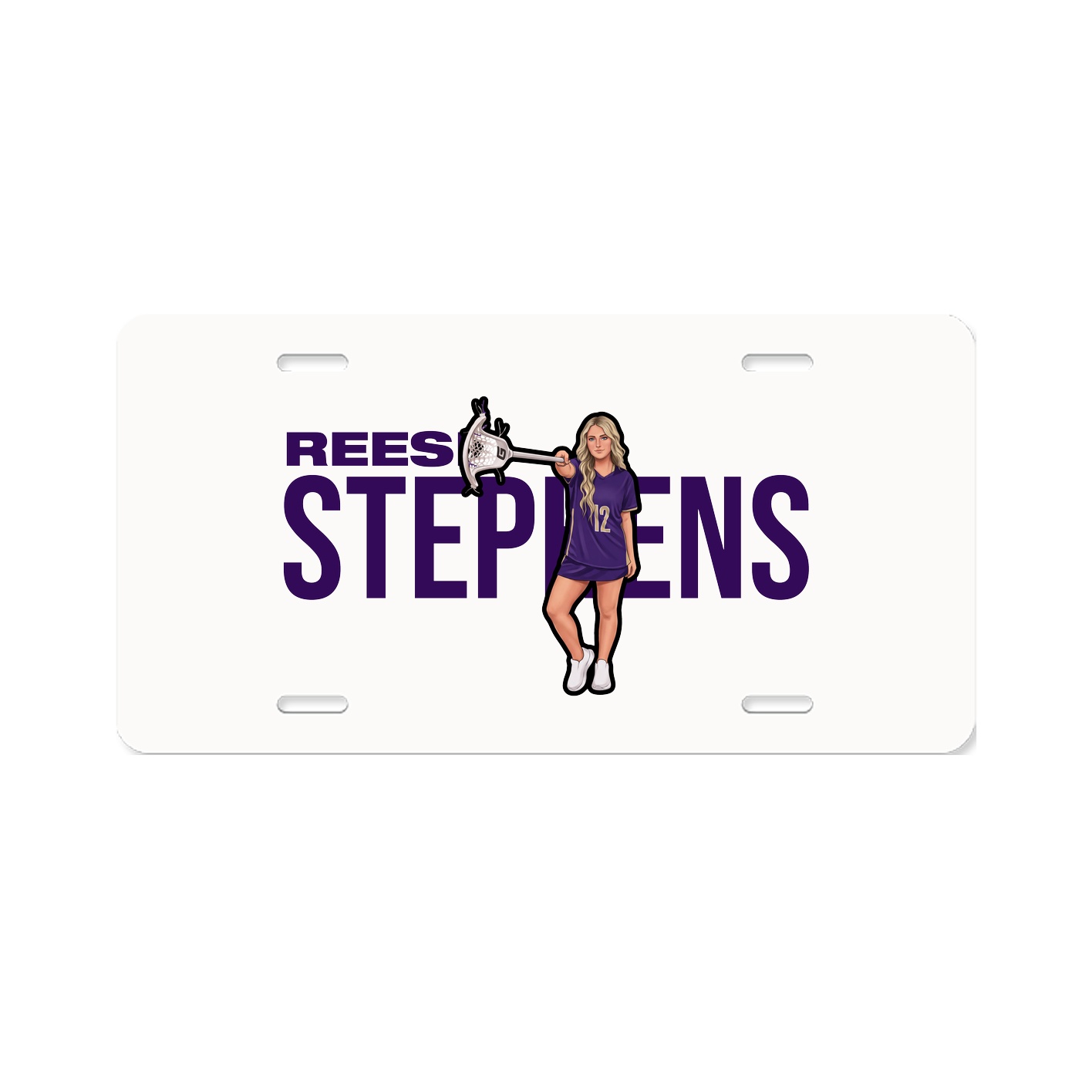License Plate — Player Name in Classic