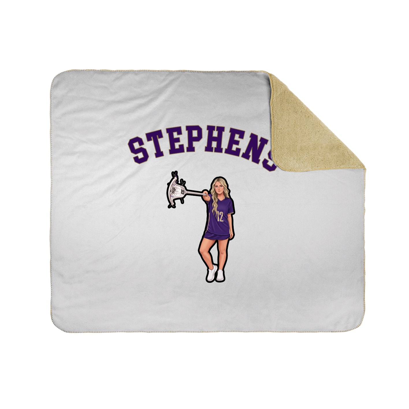 Throw Blanket — Shirsey Arch in White
