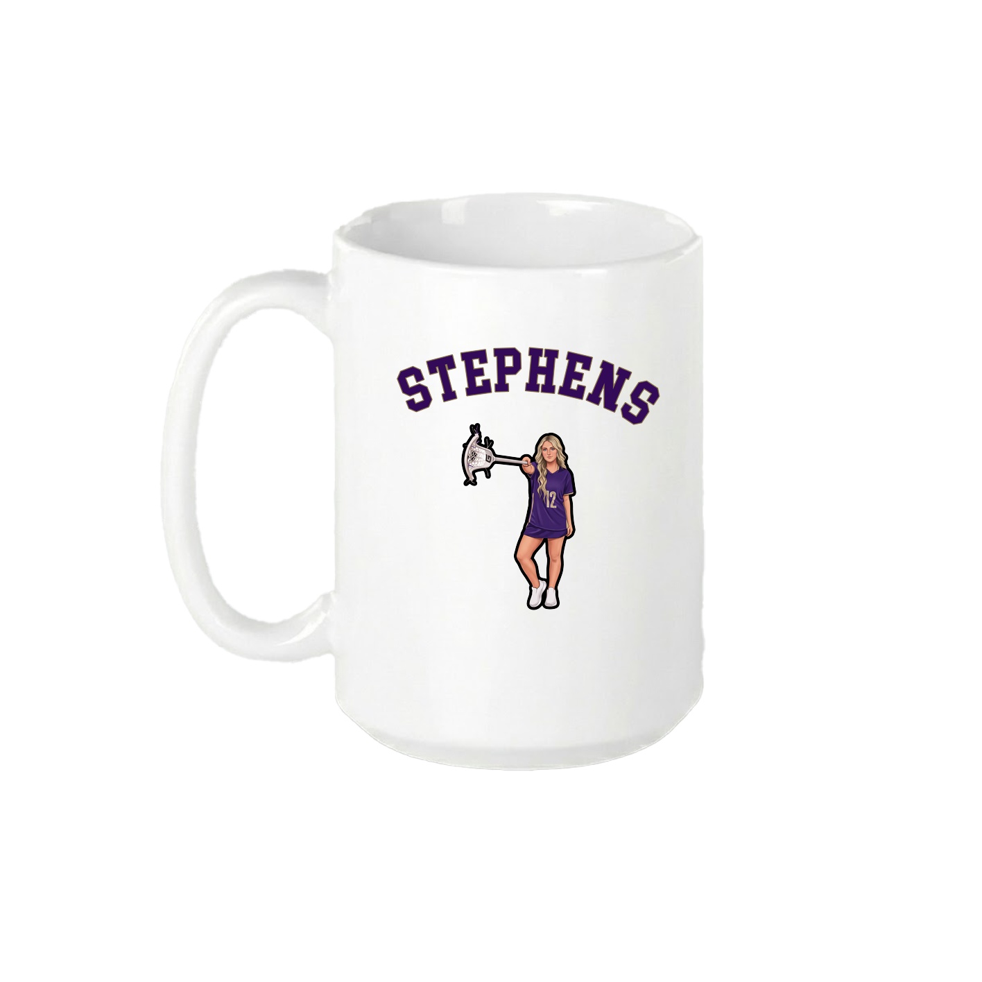 15oz Coffee Mug — Shirsey Arch in White