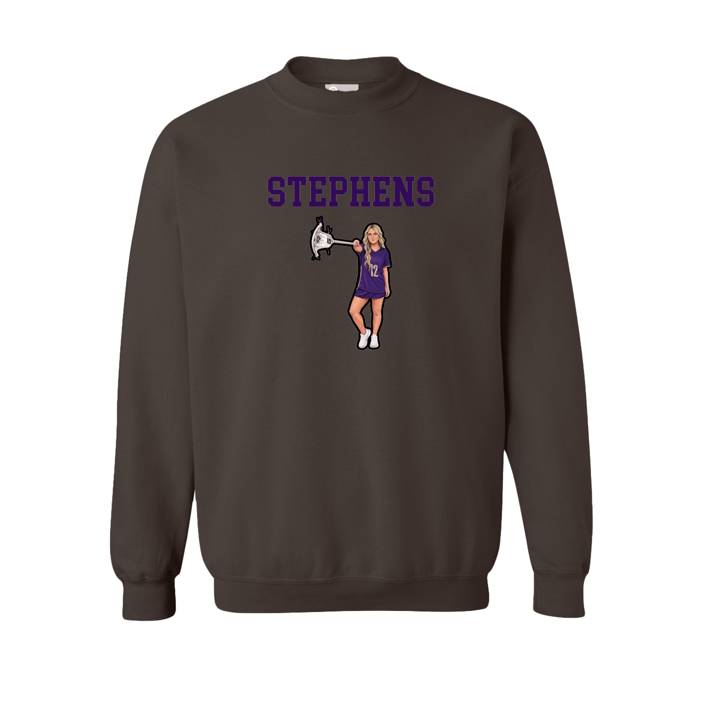 Fleece Crew — Shirsey in Brown