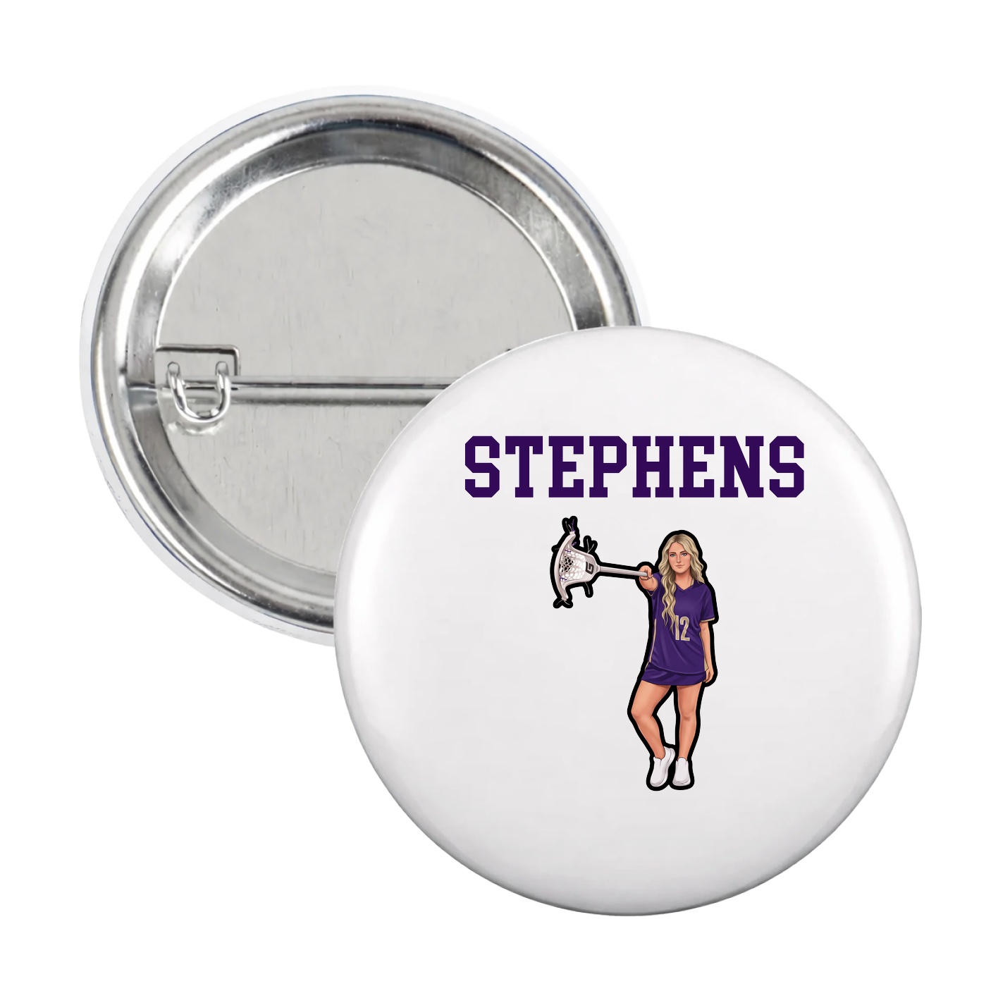 Game Day Button — Shirsey in White