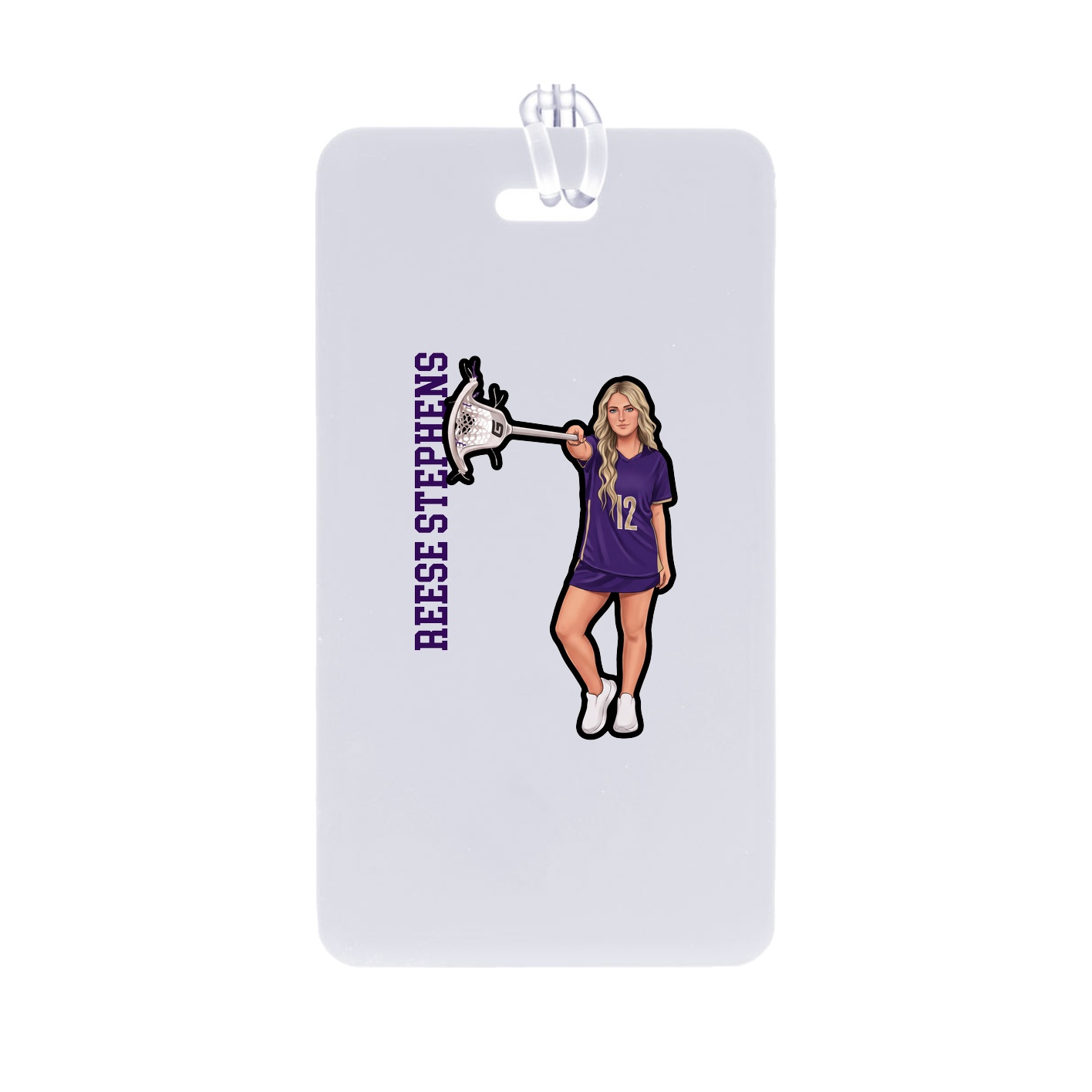 Bag Tag — Name Vertical in Classic
