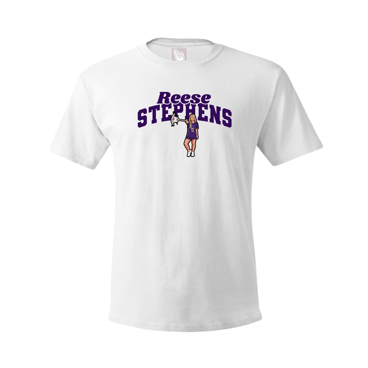 Youth Tee — Signature Arch in White