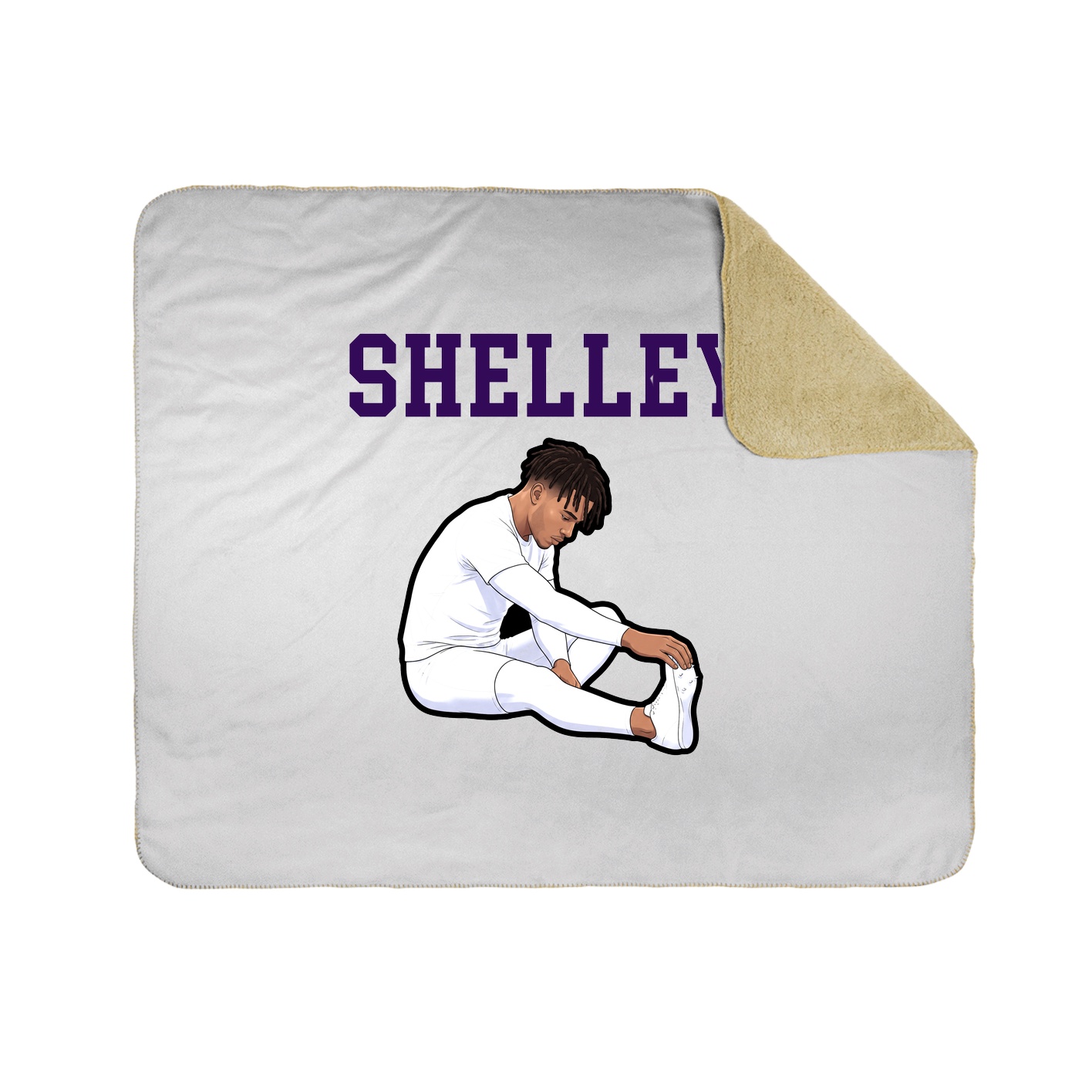 Throw Blanket — Shirsey in White