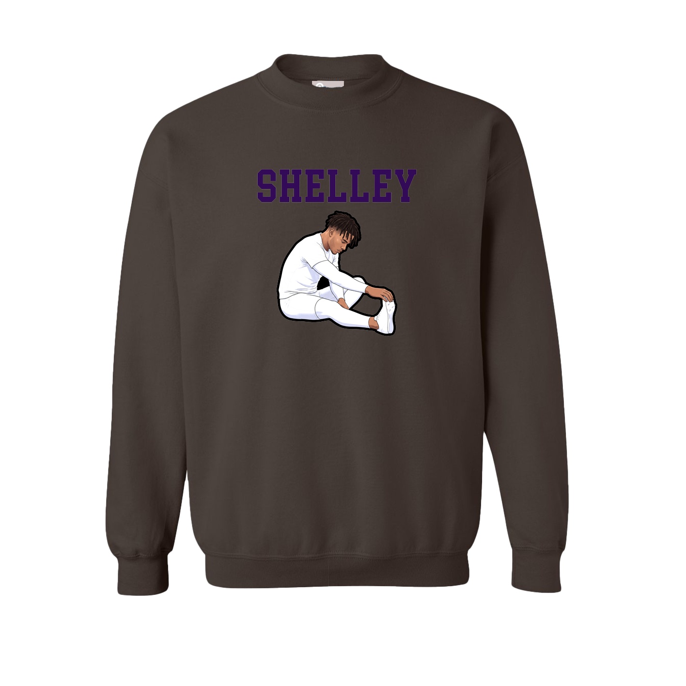 Fleece Crew — Shirsey in Brown