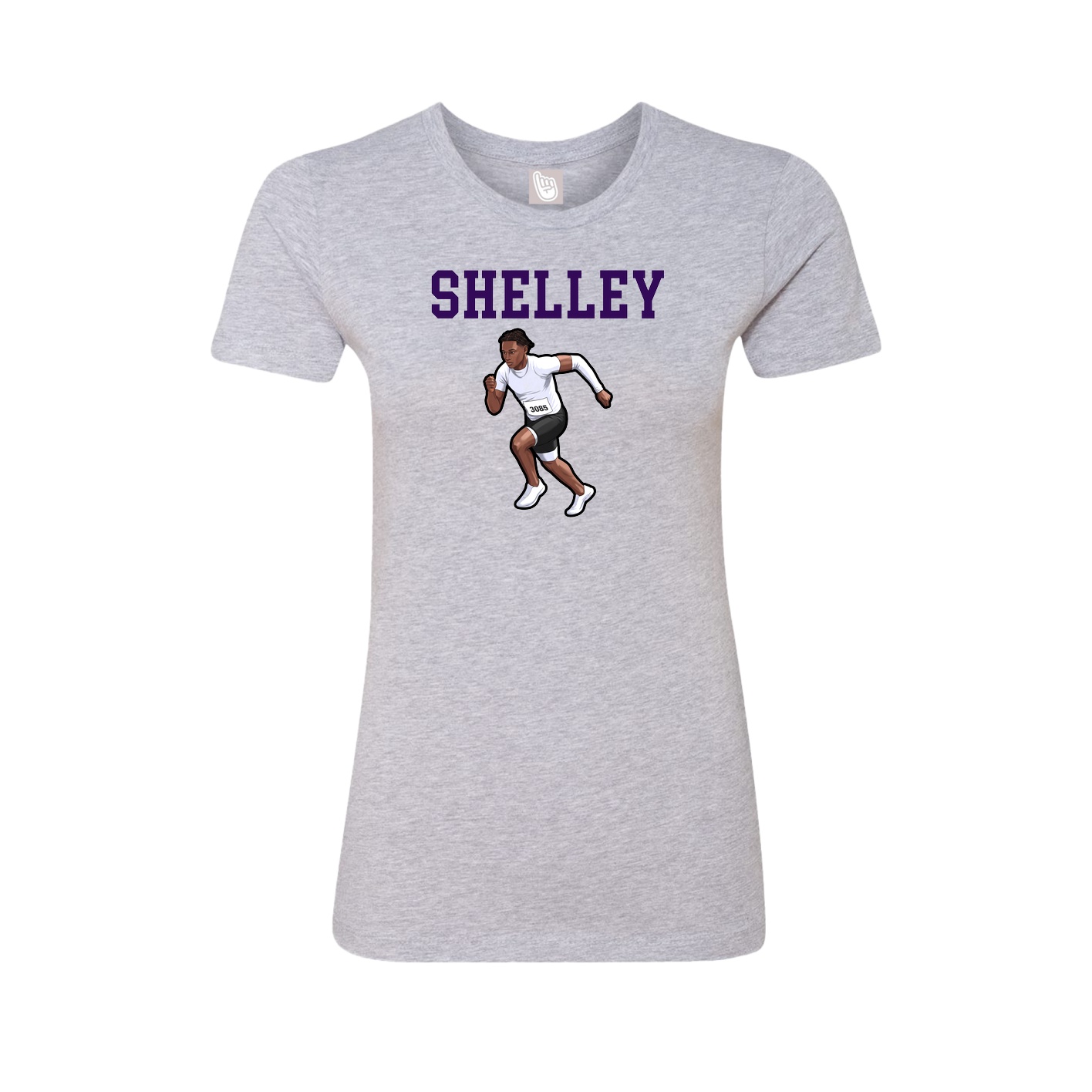 Fitted Women's Tee — Shirsey in Grey
