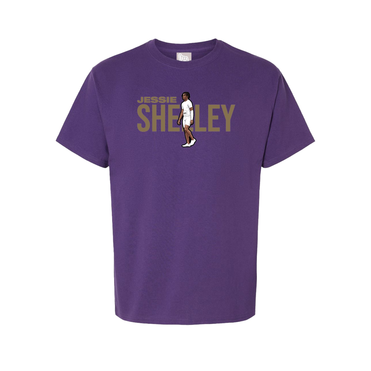 Youth Tee — Player Name in Purple