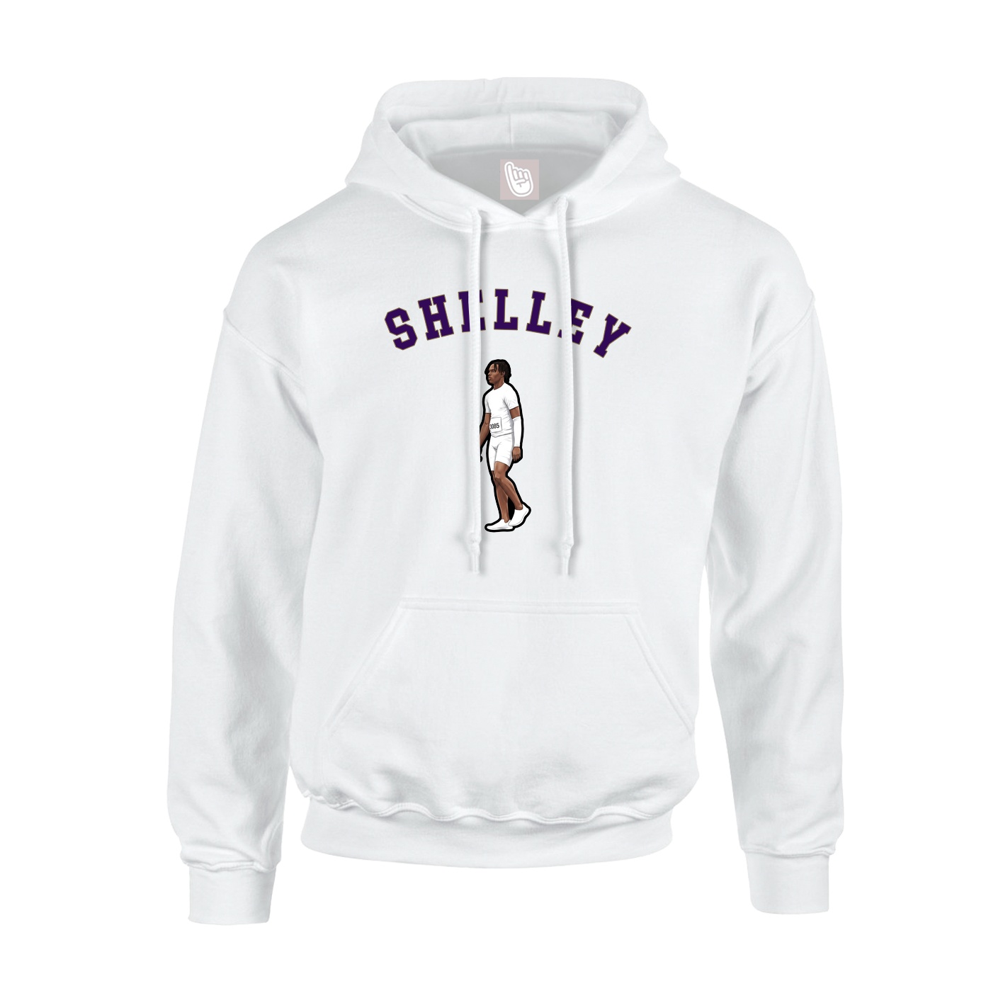 Youth Hoodie — Shirsey Arch in White