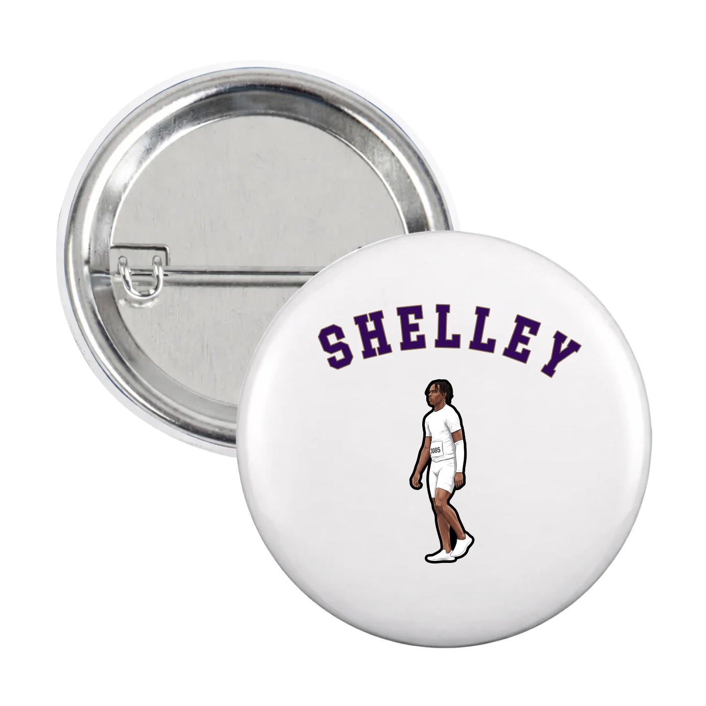 Game Day Button — Shirsey Arch in White