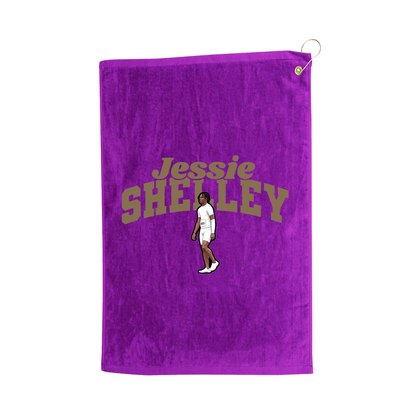 Golf Towel — Signature Arch in Purple