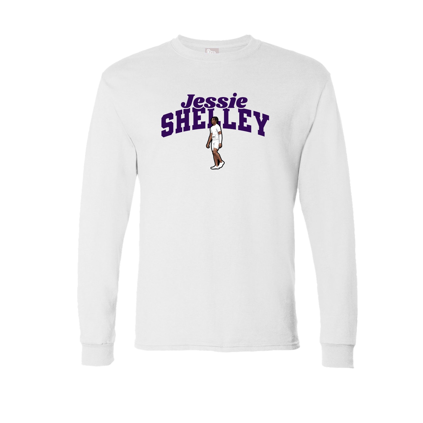 Long Sleeve Tee — Signature Arch in White
