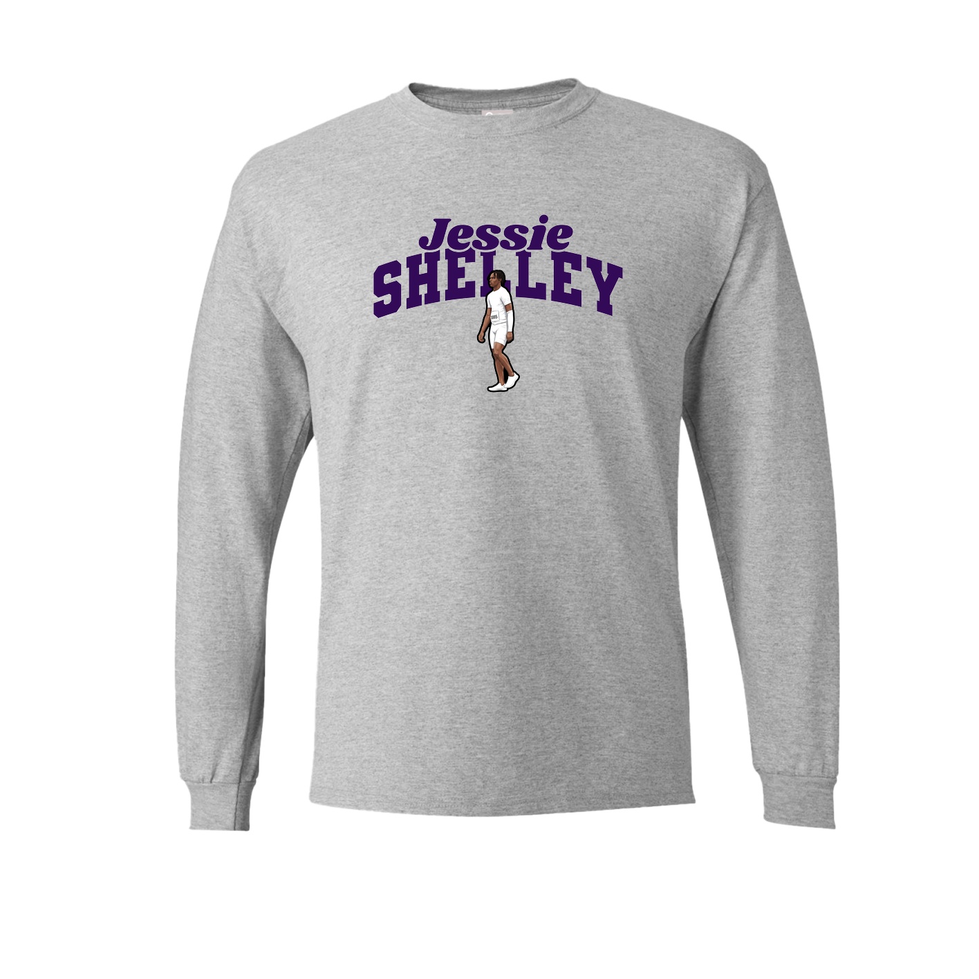 Long Sleeve Tee — Signature Arch in Grey