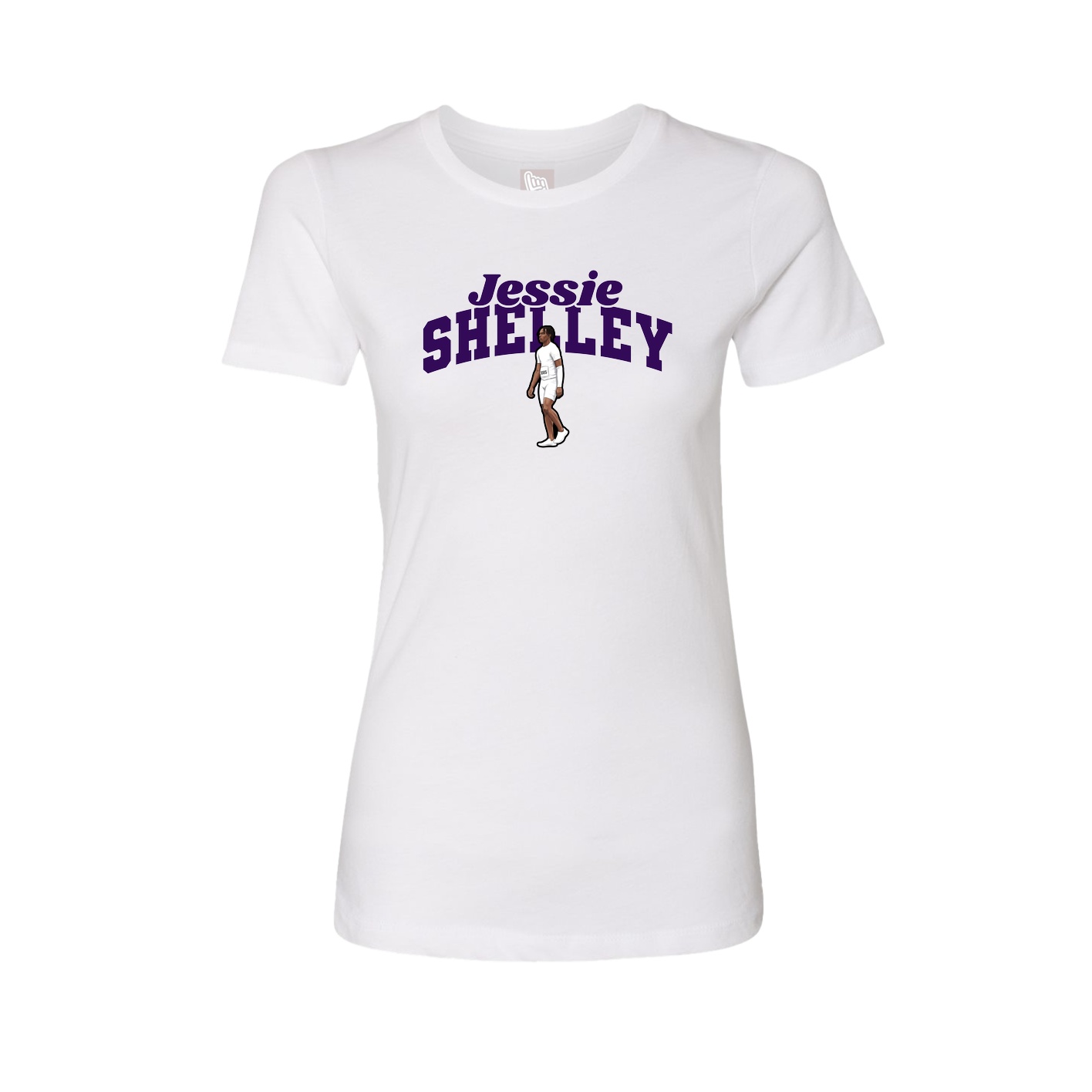 Womens Tee — Signature Arch in White